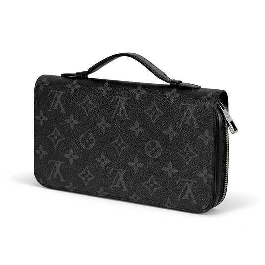 Louis Vuitton Zippy XL Wallet in Black Monogram Eclipse Canvas