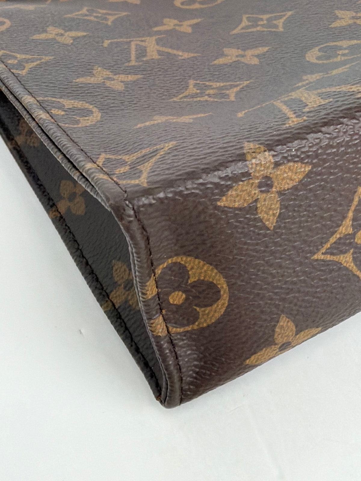 Louis Vuitton Toiletry Pouch 26 in Brown LV Monogram Coated Canvas YS14