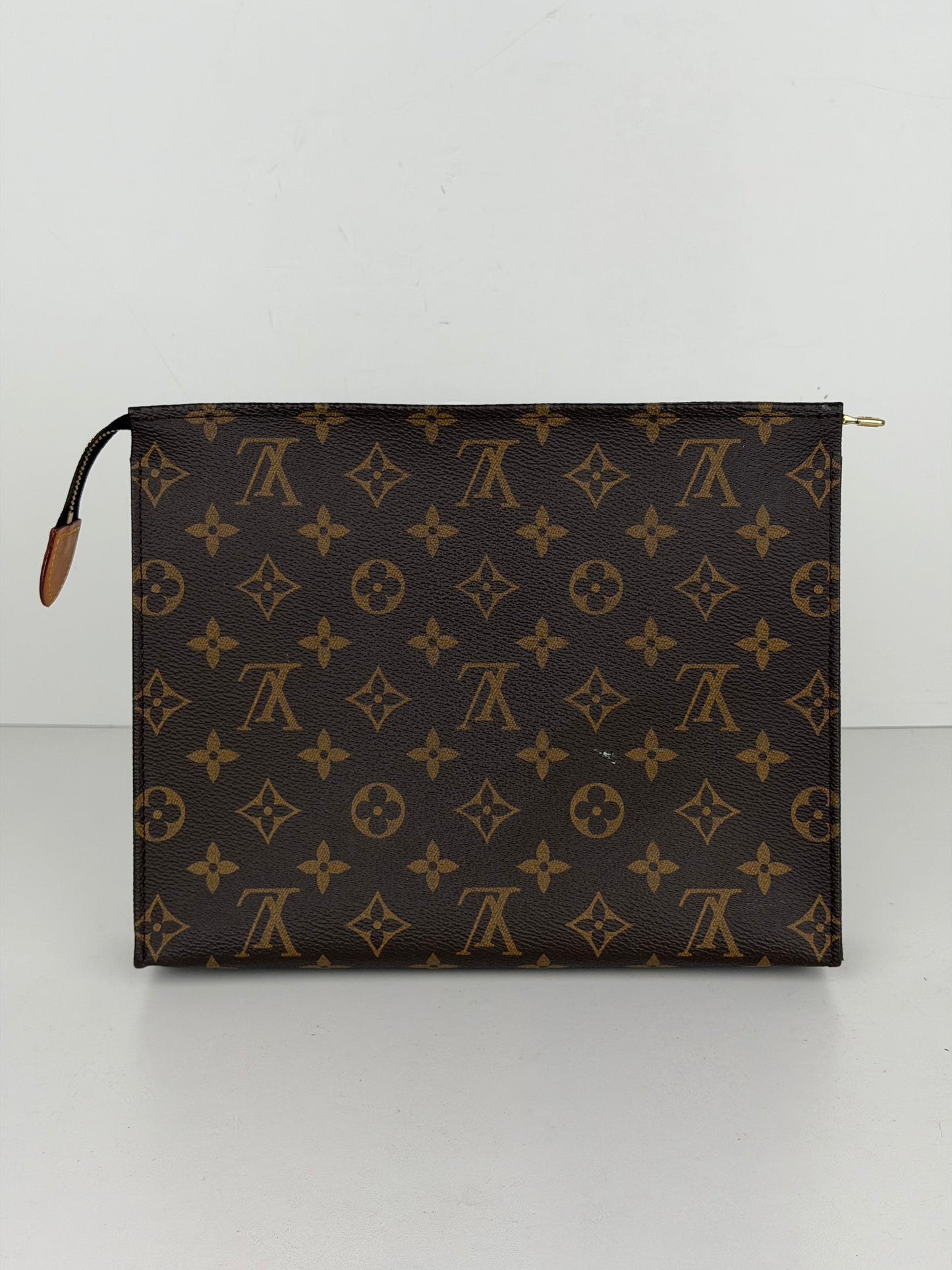 Louis Vuitton Poche Toilette Bag GM in Brown Monogram Coated Canvas 2018 YS20