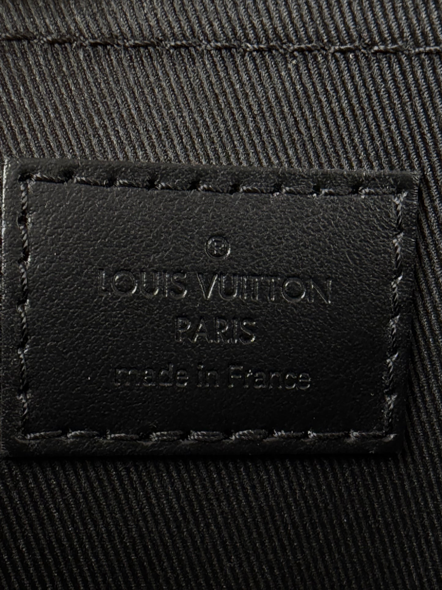 Louis Vuitton Voyage Souple Pochette Bag in LV Monogram Eclipse Canvas NFC YS-10