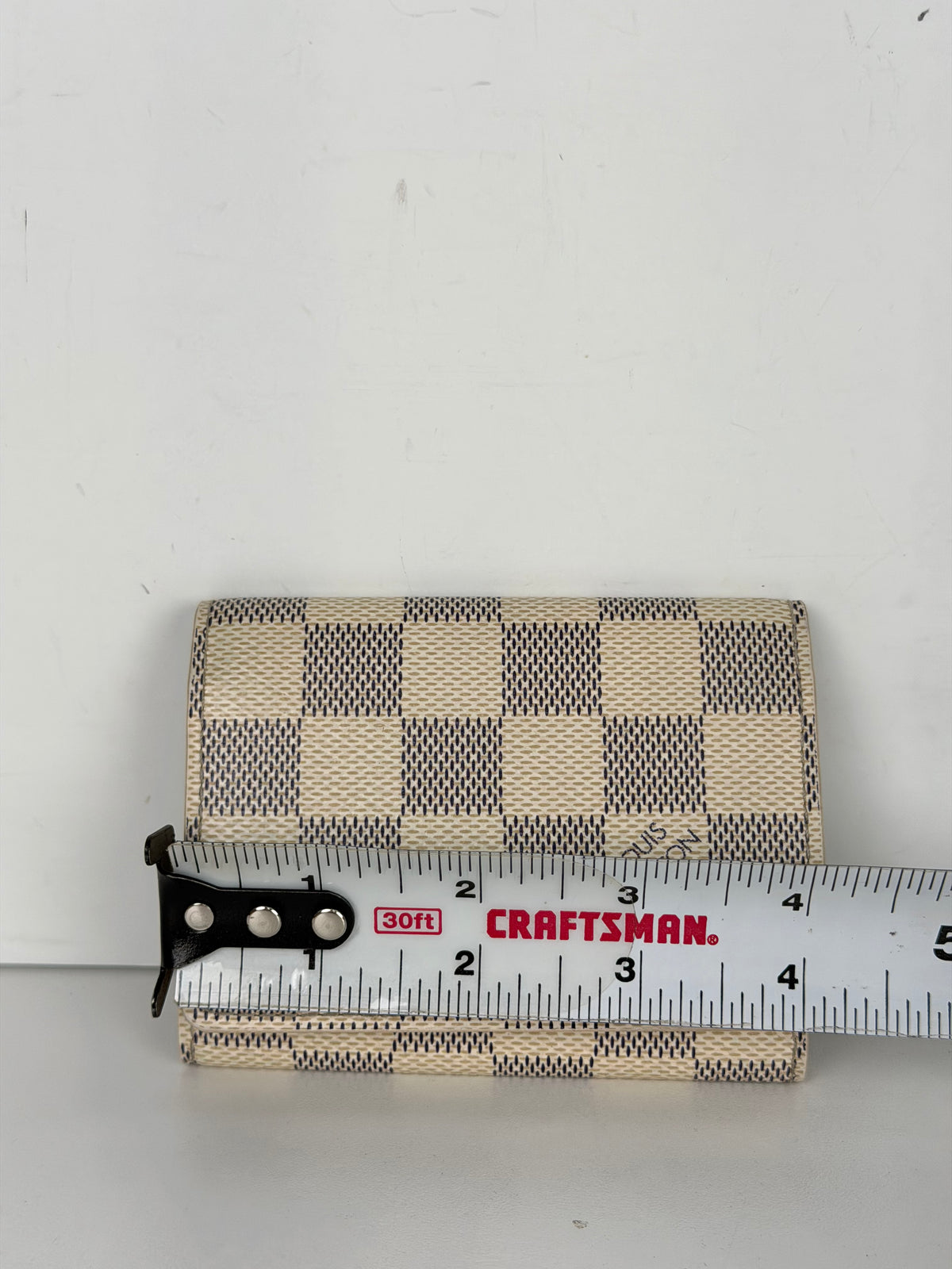 Louis Vuitton Card Holder White and blue Damier Azur Coated Canvas 2007 K-1