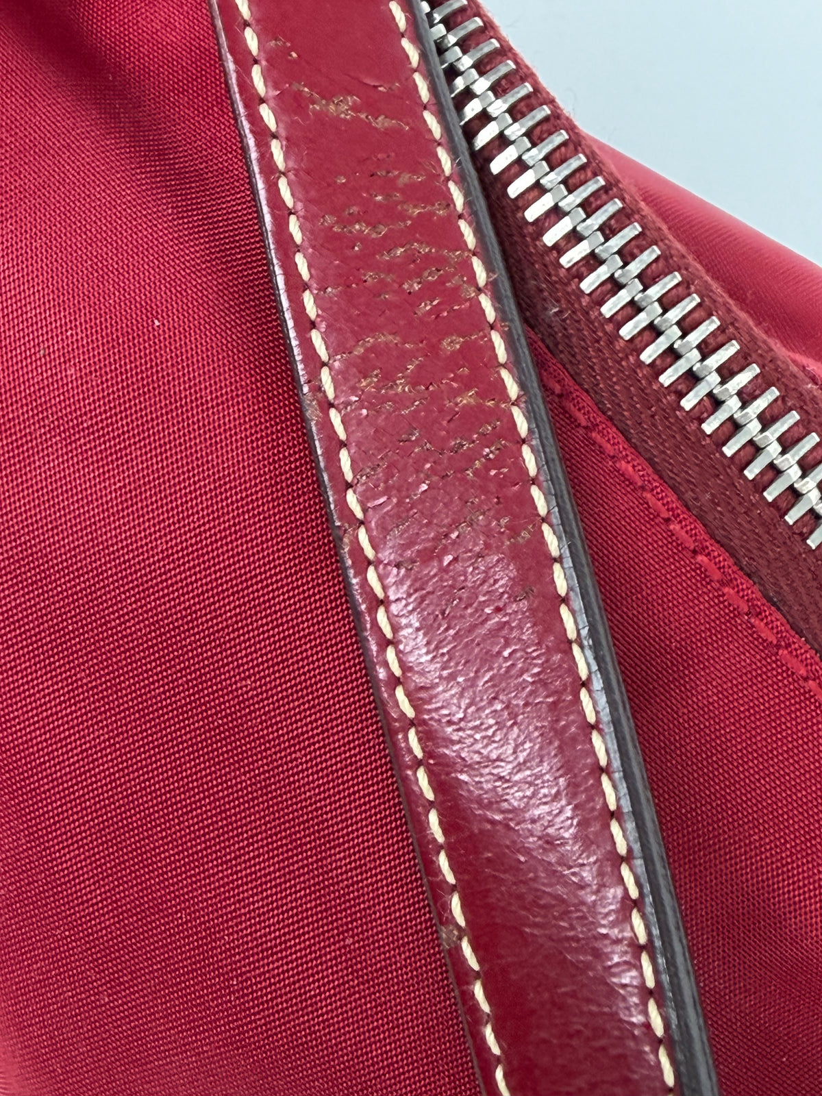 Prada Tessuto Mini Nylon Hobo Shoulder Bag