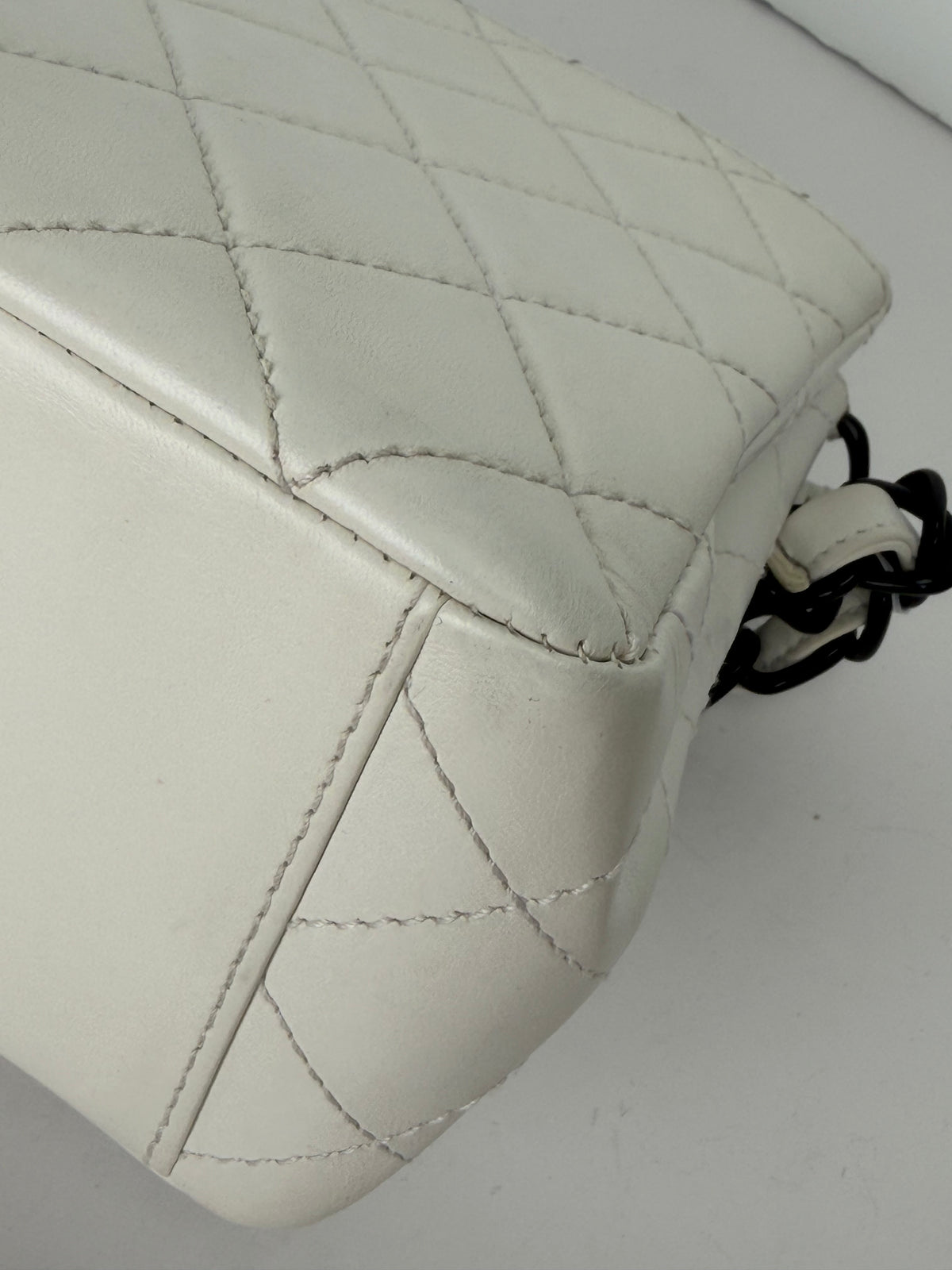 Chanel My Everything Small White Flap Crossbody Bag 1997-1999 YC3