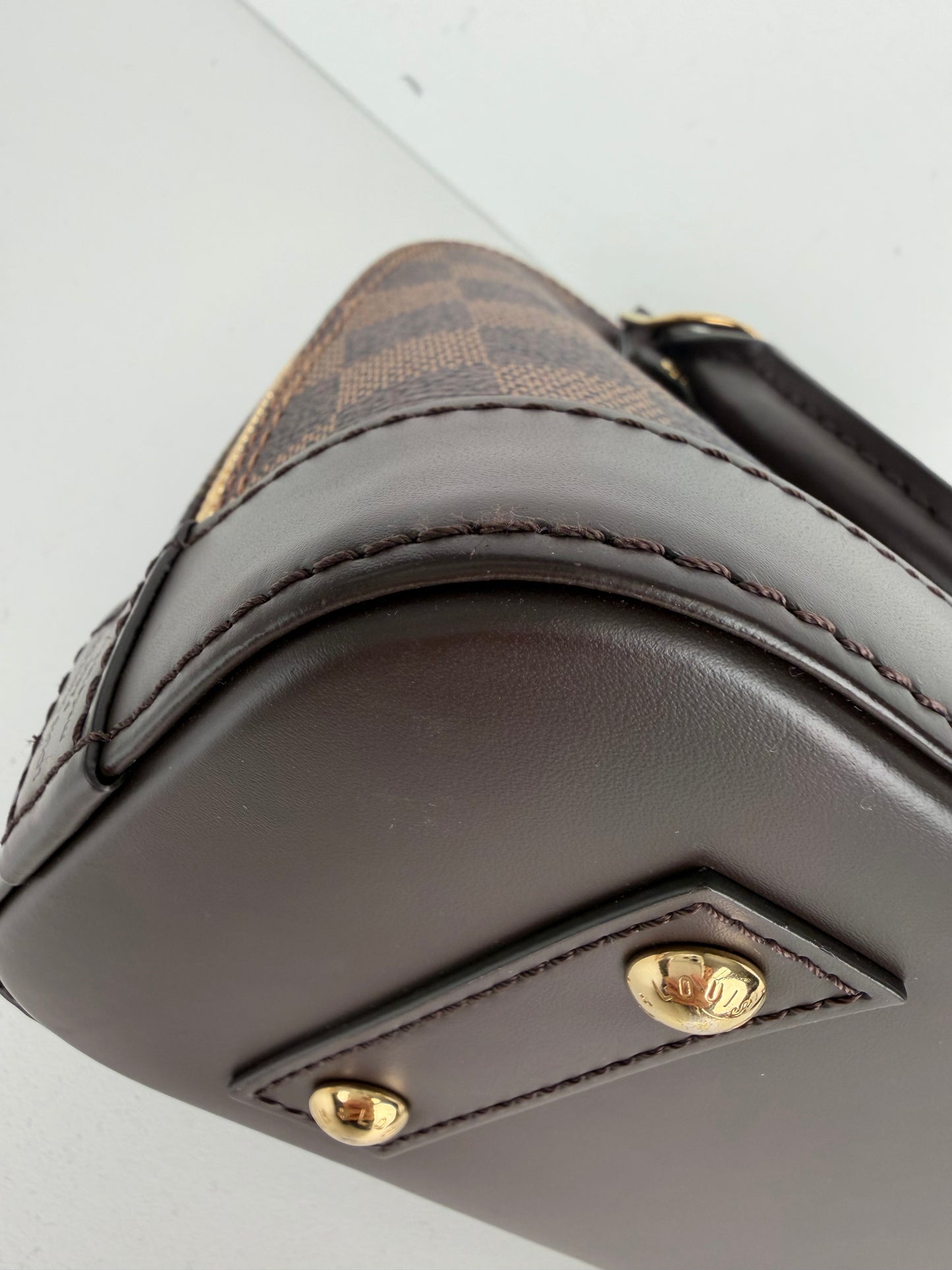 Louis Vuitton Alma BB Bag in Damier Ebene Coated Canvas NFC C-9