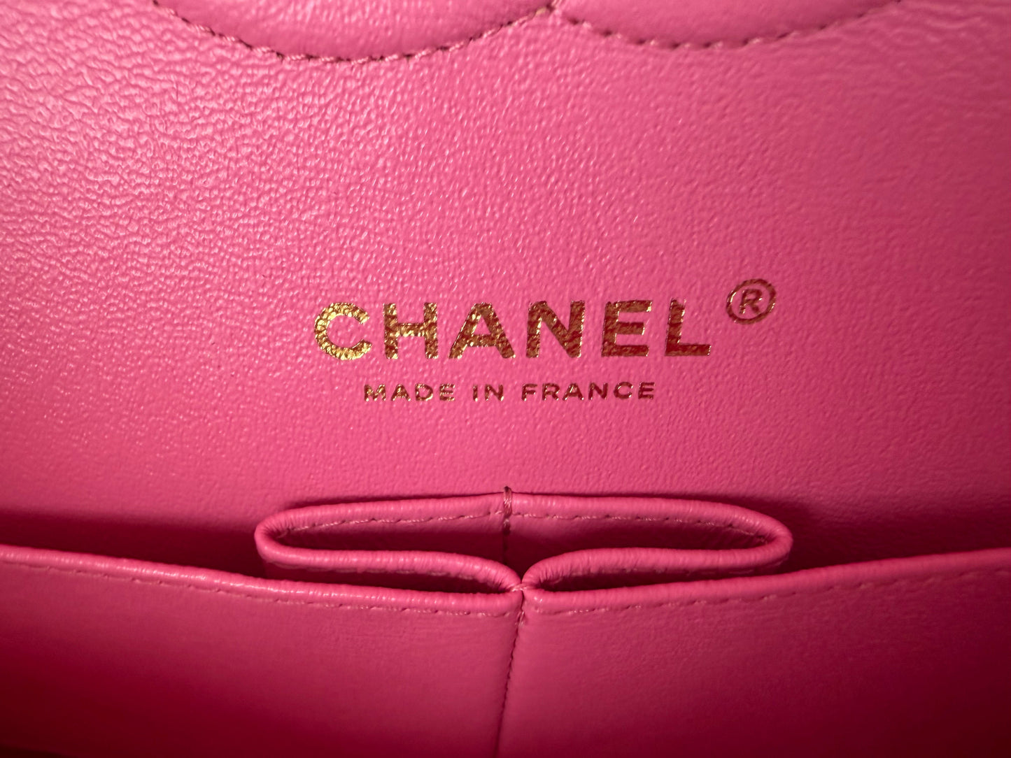 Chanel Classic Double Flap Bag Small in Pink Caviar Leather 2019 YE-1
