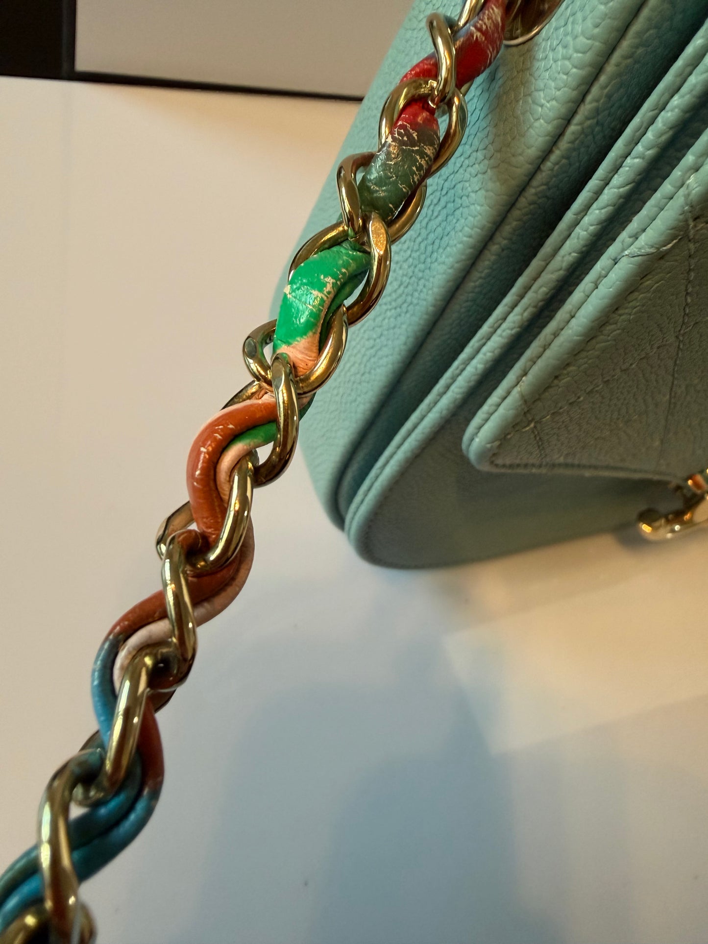 Chanel Paris-Cuba Thread Around Flap Bag Blue 2017