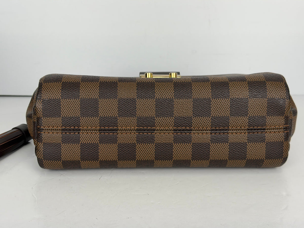 Louis Vuitton Croisette Handbag in Damier Ebene Coated Canvas NFC YE6
