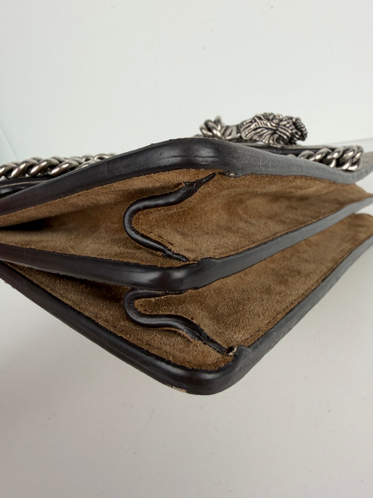 Gucci Dionysus Shoulder Bag Medium in Brown GG Supreme Coated Canvas YS-09