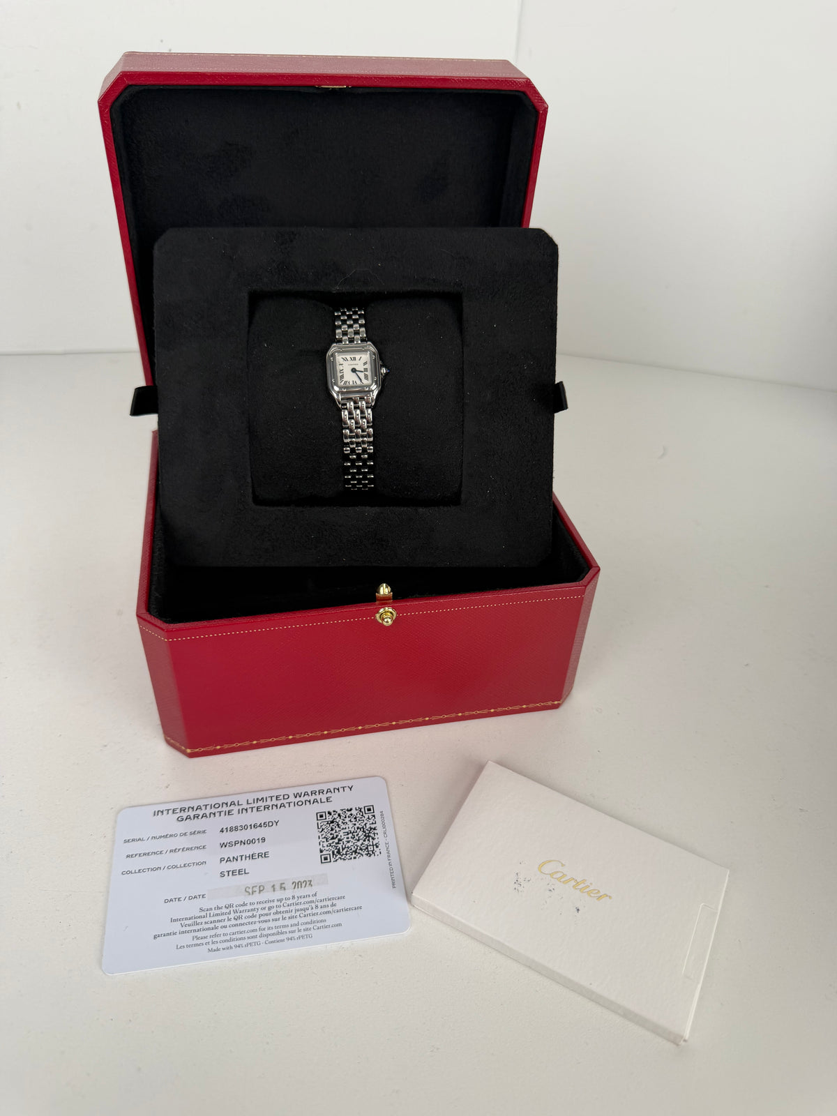 Cartier Panthere de Cartier 6 mm Box papers