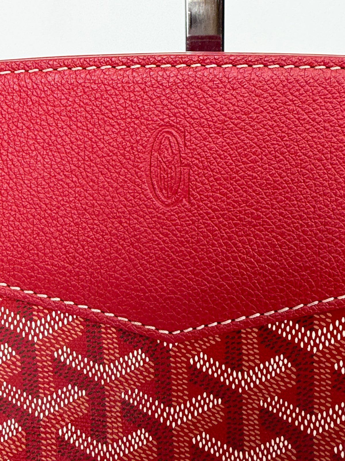Goyard Rouette Structure PM Bag in Red Goyardine Coated Canvas YF-2