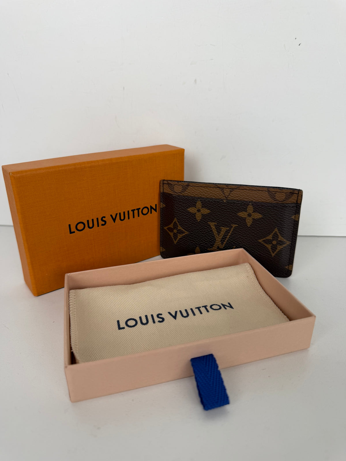 Louis Vuitton Card Holder Monogram Reverse Coated Canvas NFC K-3