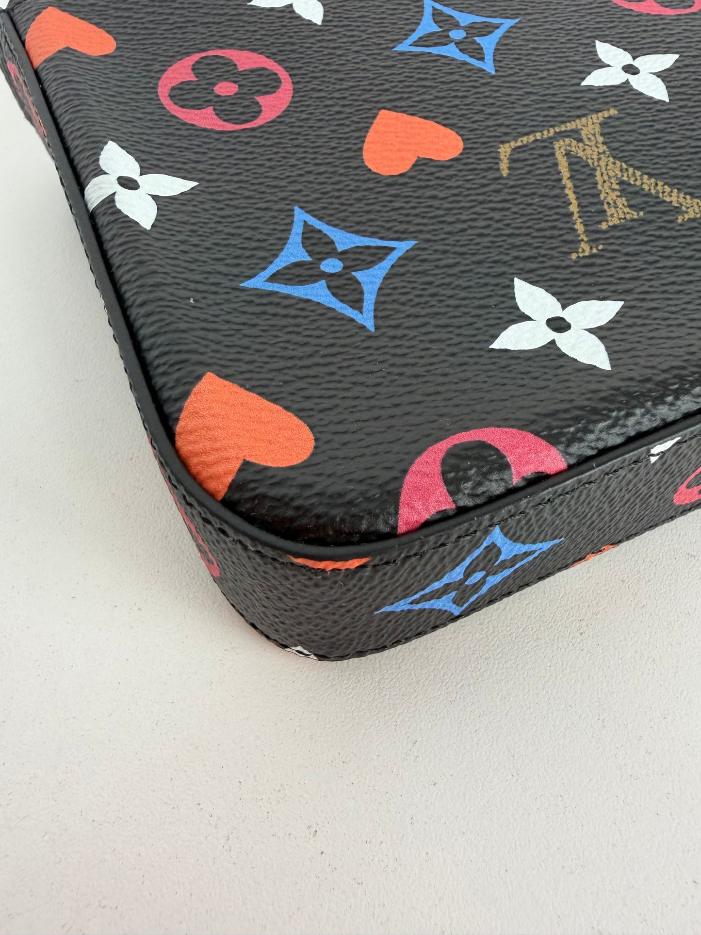Louis Vuitton Game On Pochette Felicie Crossbody Bag in Black Multicolor Monogram Canvas 2020 YC-5