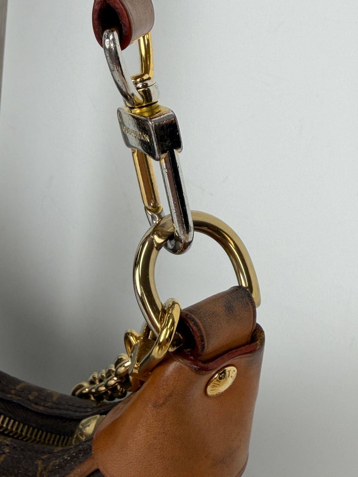 Louis Vuitton Loop Shoulder Bag in Brown LV Monogram Coated Canvas NFC YC2