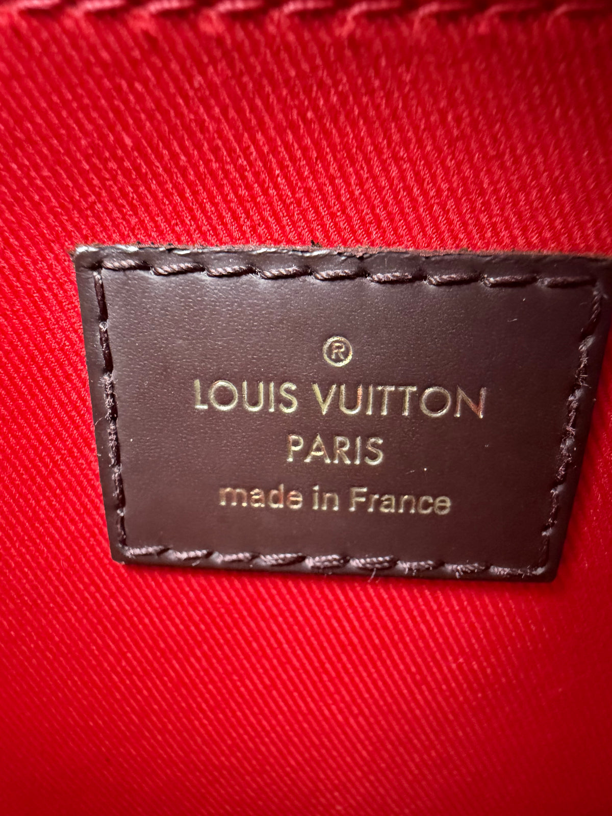 Louis Vuitton Croisette Handbag in Damier Ebene Coated Canvas NFC YE6
