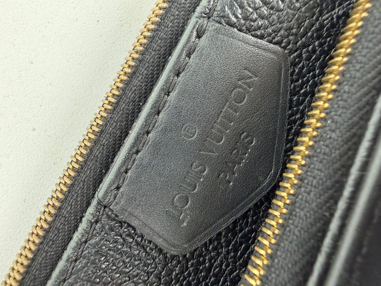 Louis Vuitton Multi Pochette Bag in Black Monogram Empreinte Leather NFC C-9
