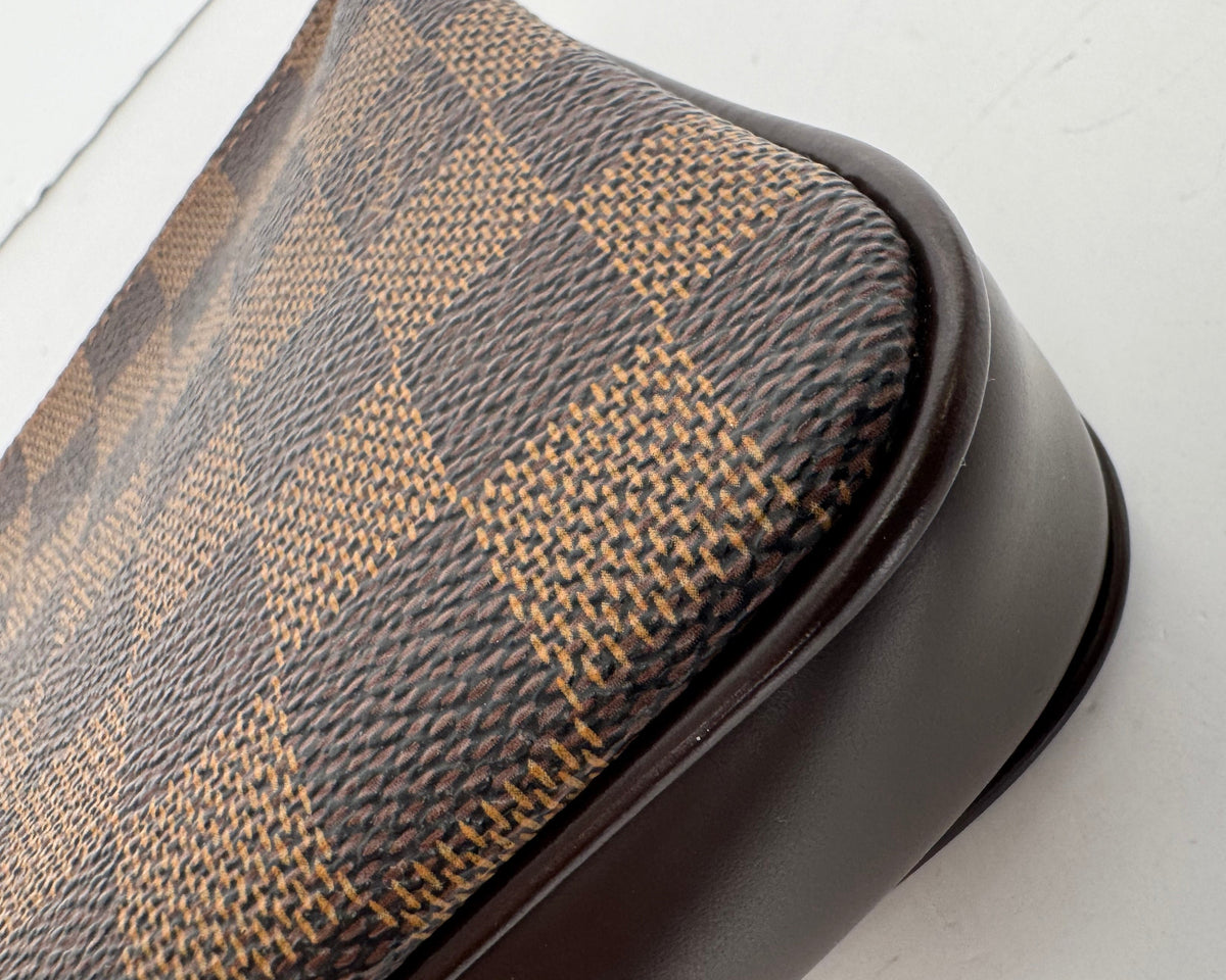 Louis Vuitton Pochette Accessoires in Damier Ebene Coated Canvas YS07