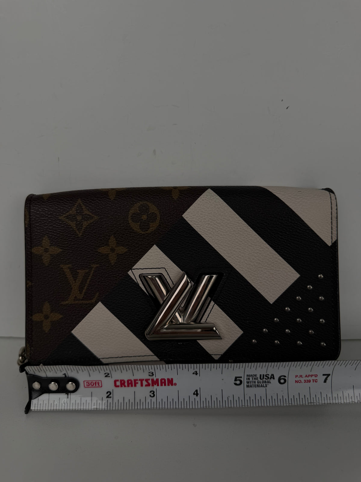 Louis Vuitton Limited Edition Monogram Twist Chain Wallet Bag in Coated Canvas 2016 S08