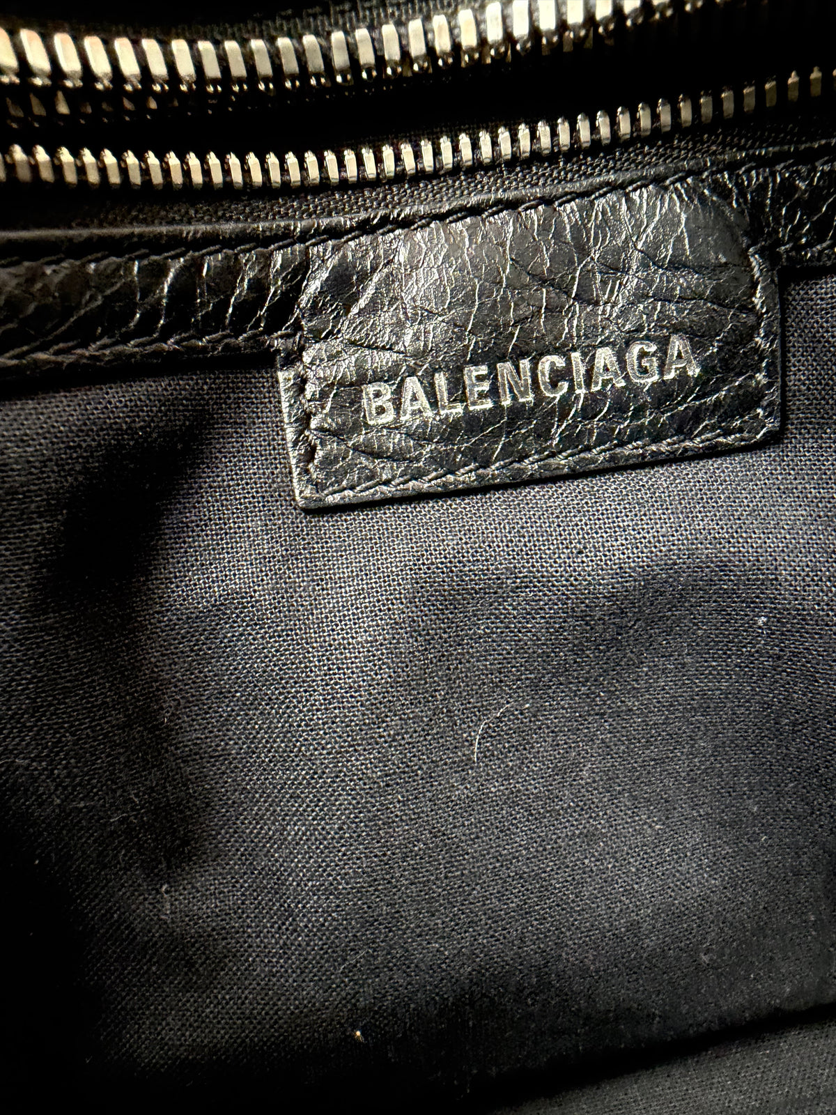 Balenciaga Neo Cagole Handbag XS in Black Crinkled Leather YS11