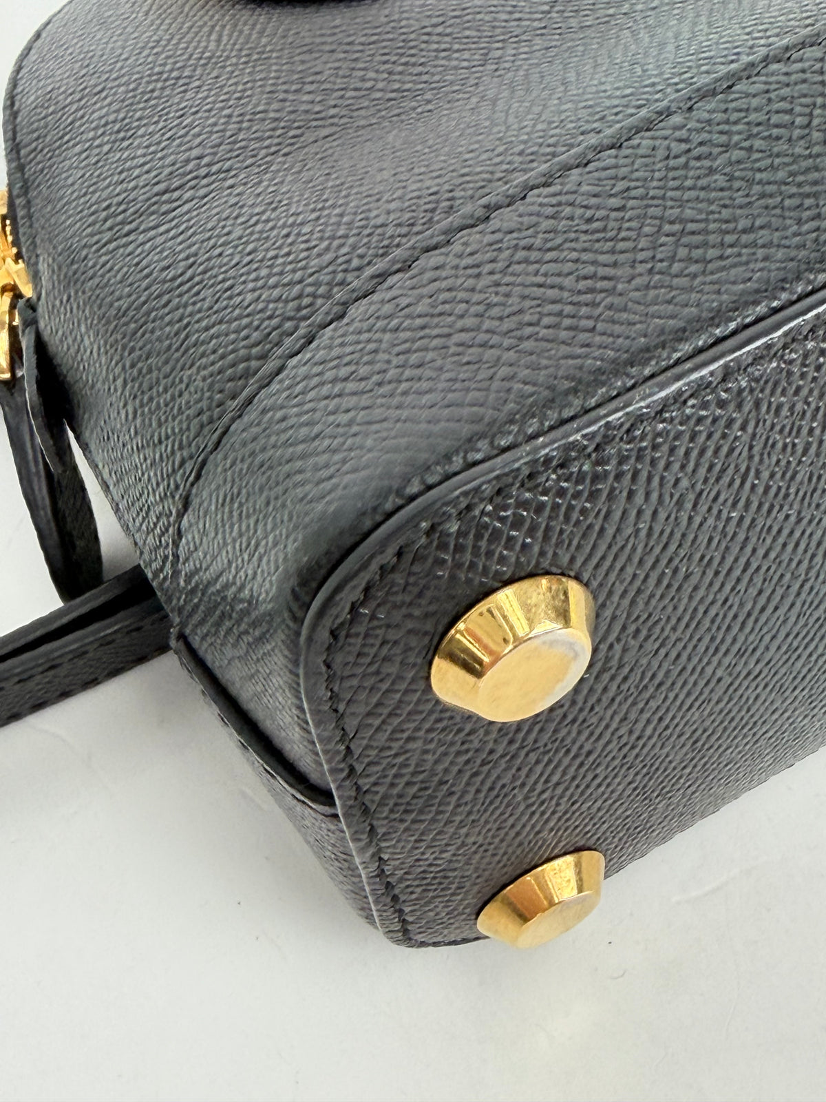 Balenciaga XXS Ville Crossbody Bag in Black Grained Calfskin YS11