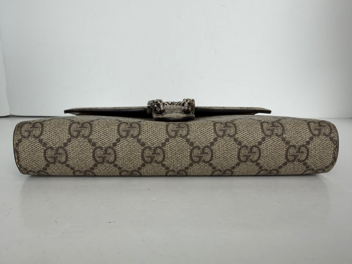 Gucci GG Supreme Dionysus Crossbody Bag in GG Monogram Coated Canvas YS15
