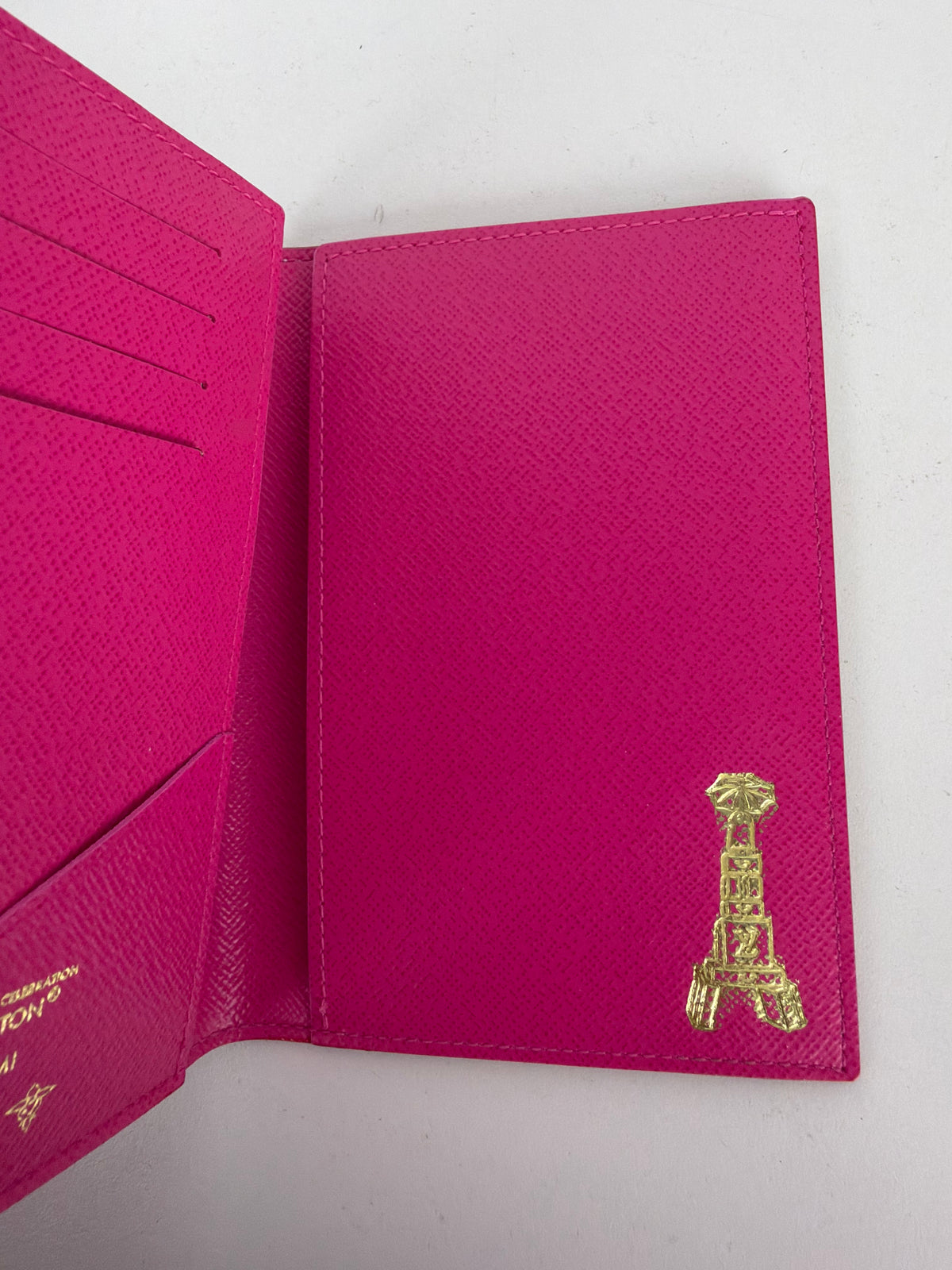 Louis Vuitton x Takashi Murakami Monogram Multicolor Passport Cover in Coated Canvas NFC K3