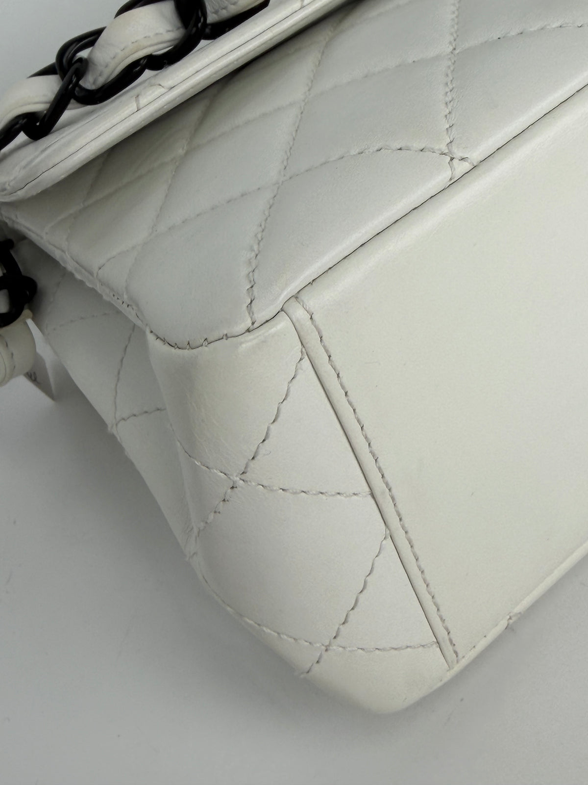 Chanel My Everything Small White Flap Crossbody Bag 1997-1999 YC3