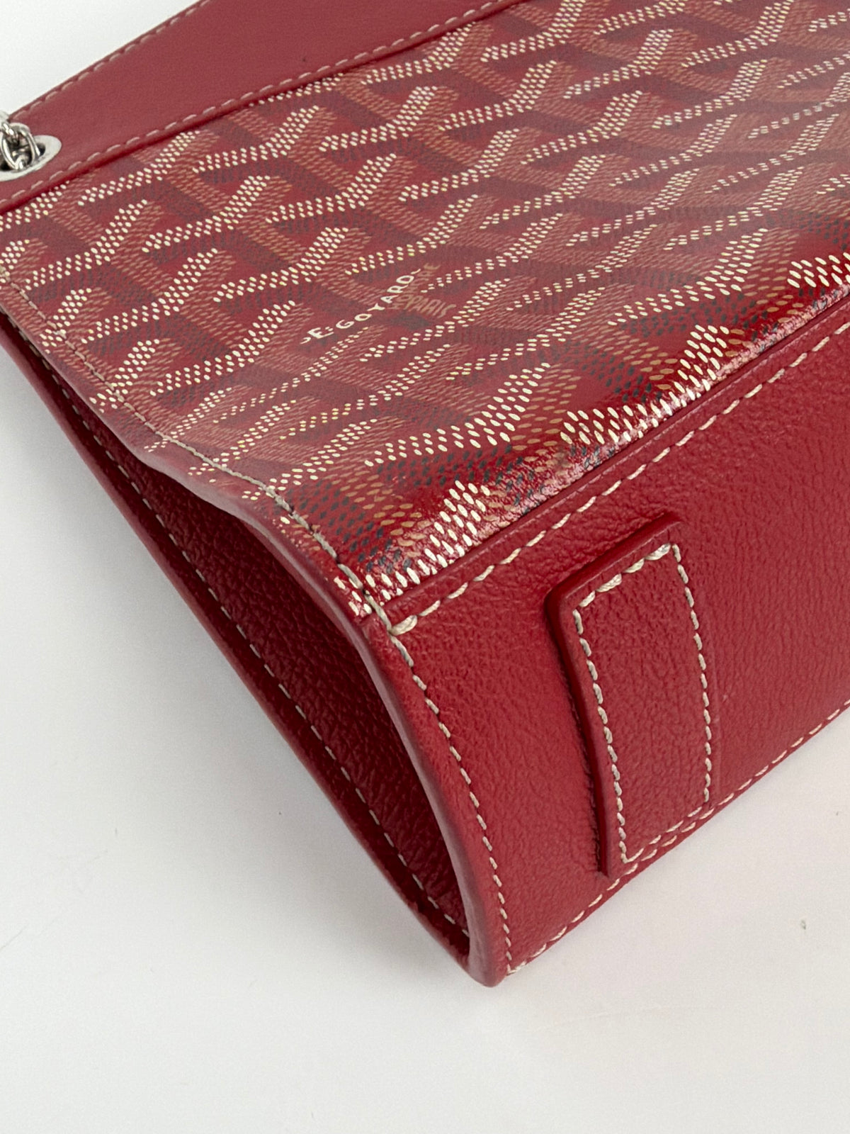 Goyard Rouette Structure PM Bag in Red Goyardine Coated Canvas YF-2