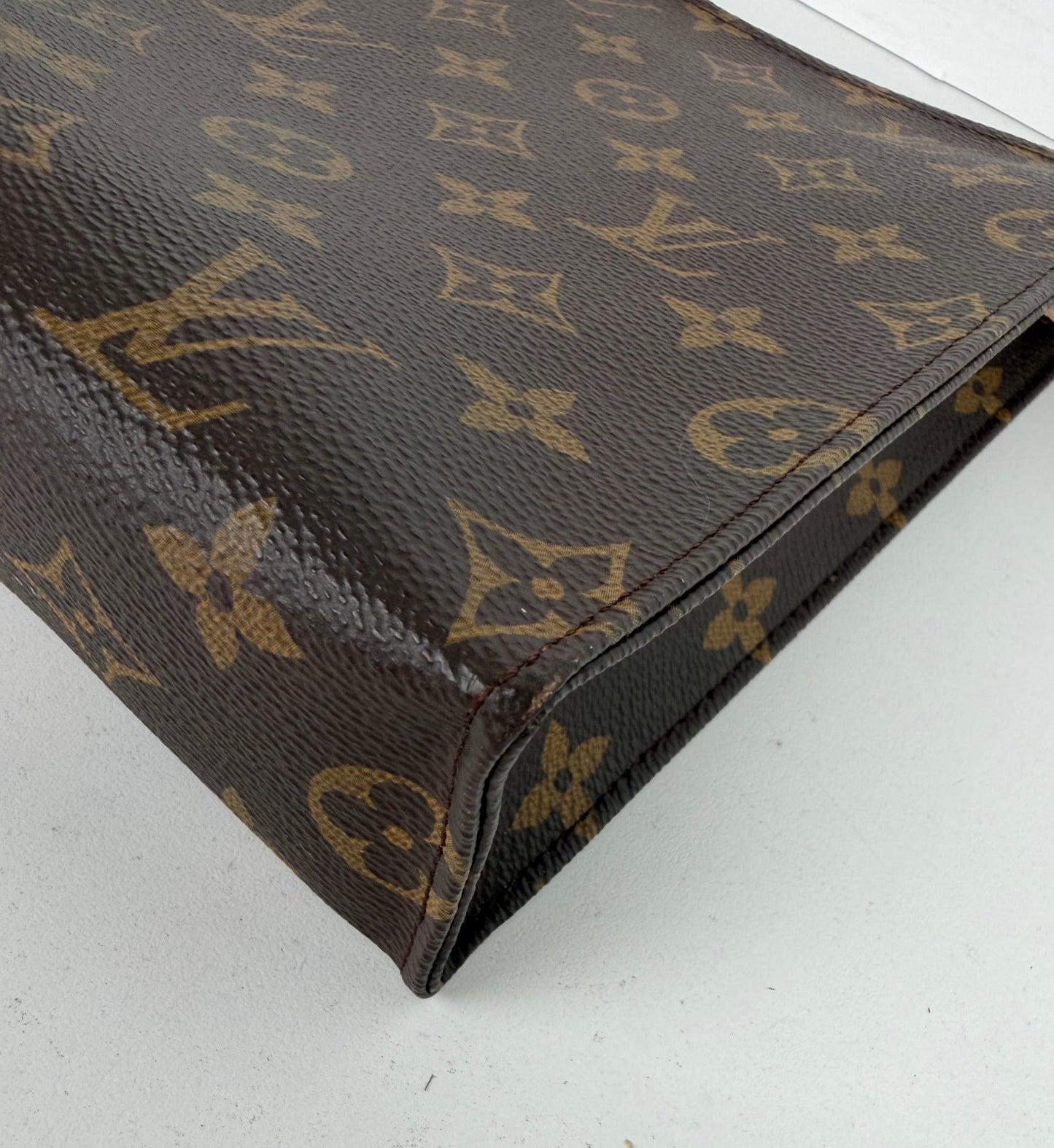 Louis Vuitton Poche Toilette Bag GM in Brown Monogram Coated Canvas 2018 YS20