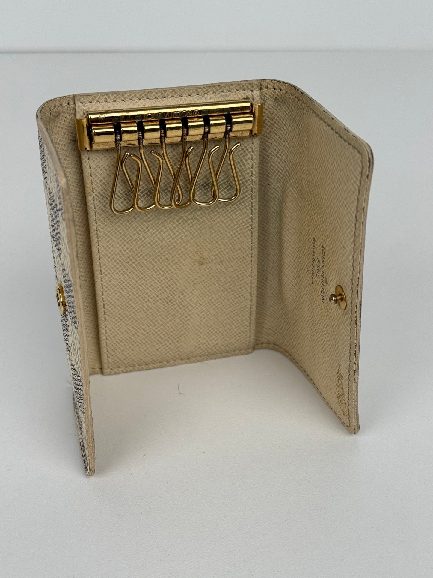 Louis Vuitton Damier Azur Multicles 6 Key Holder