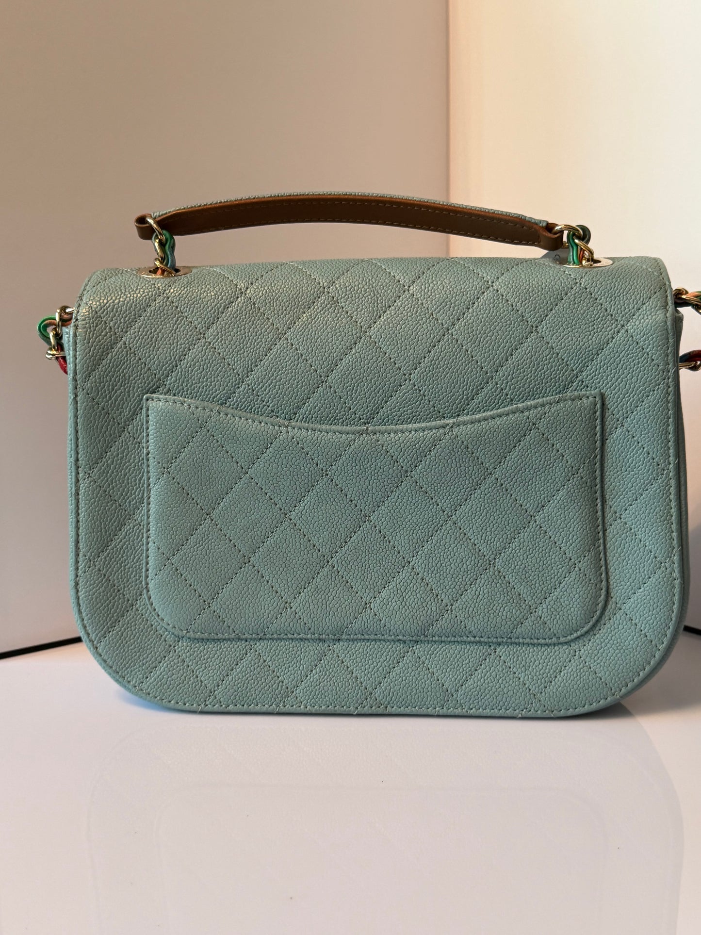Chanel Paris-Cuba Thread Around Flap Bag Blue 2017