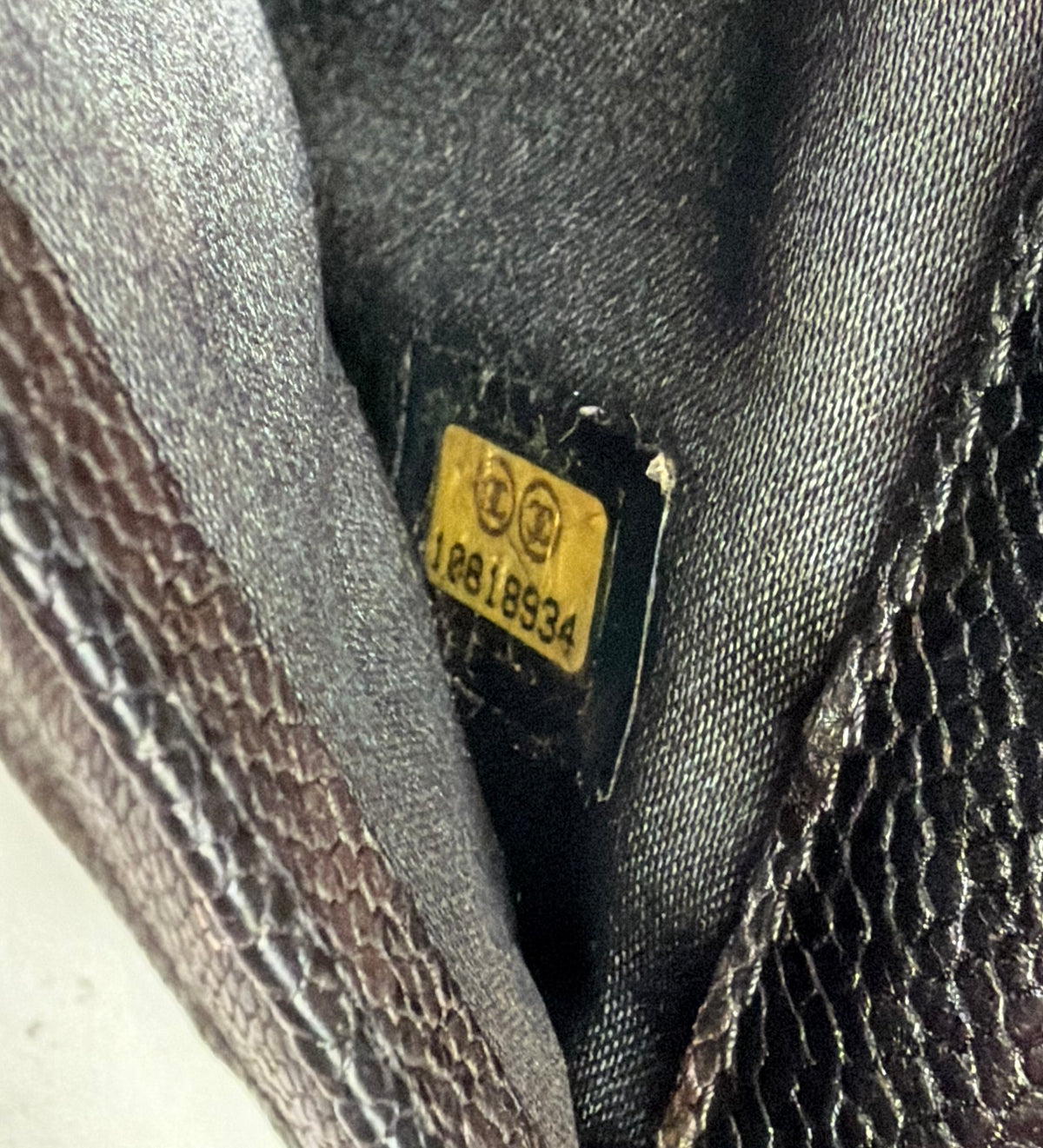 Chanel Quilted Caviar Leather Long Wallet in Black CC Logo 2006 K3