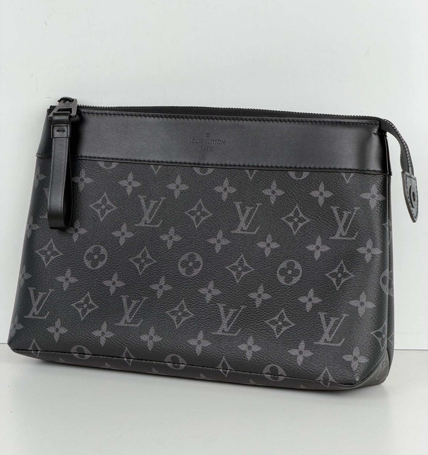 Louis Vuitton Voyage Souple Pochette Bag in LV Monogram Eclipse Canvas NFC YS-10