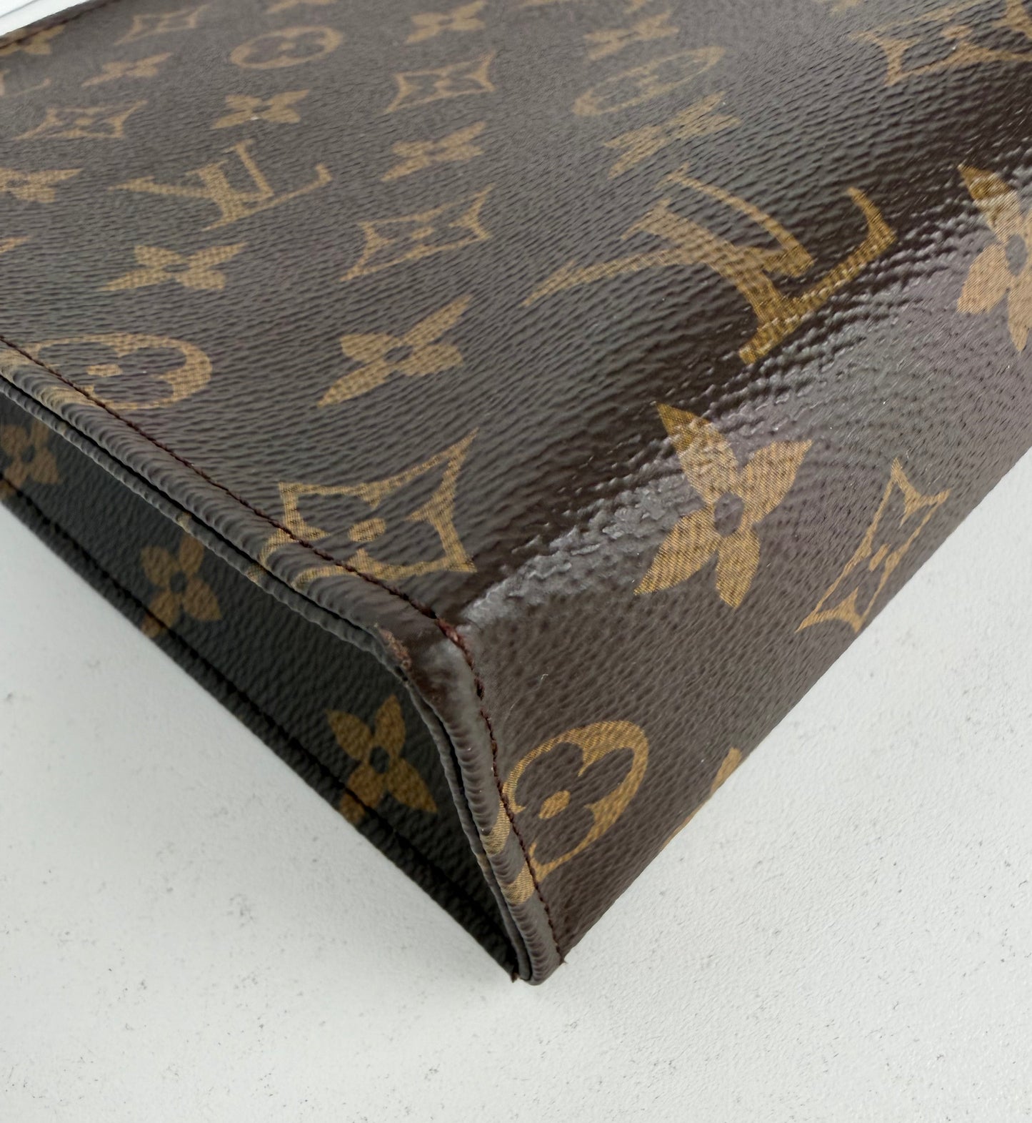 Louis Vuitton Poche Toilette Bag GM in Brown Monogram Coated Canvas 2018 YS20