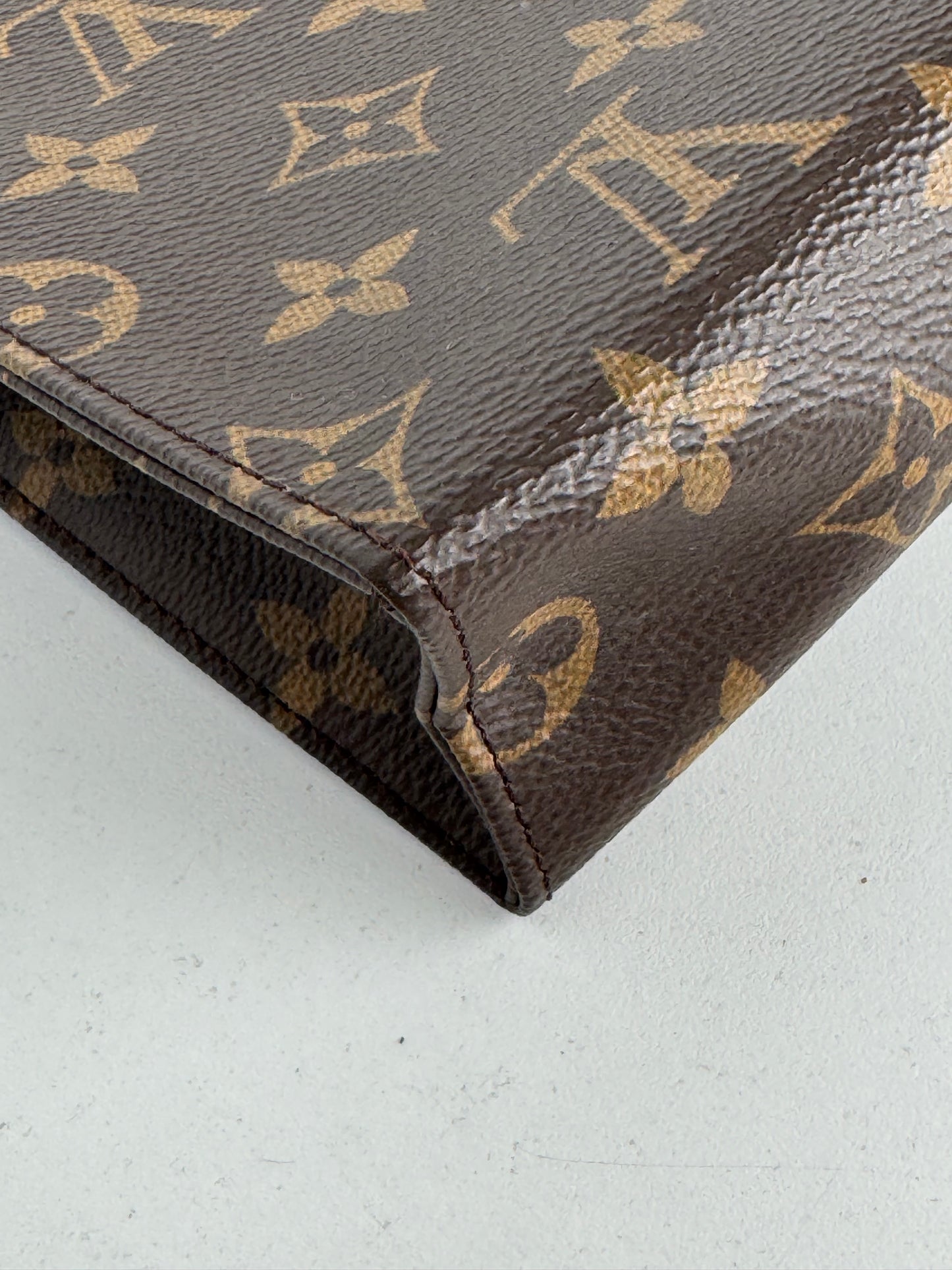 Louis Vuitton Poche Toilette Bag GM in Brown Monogram Coated Canvas 2020 YS15