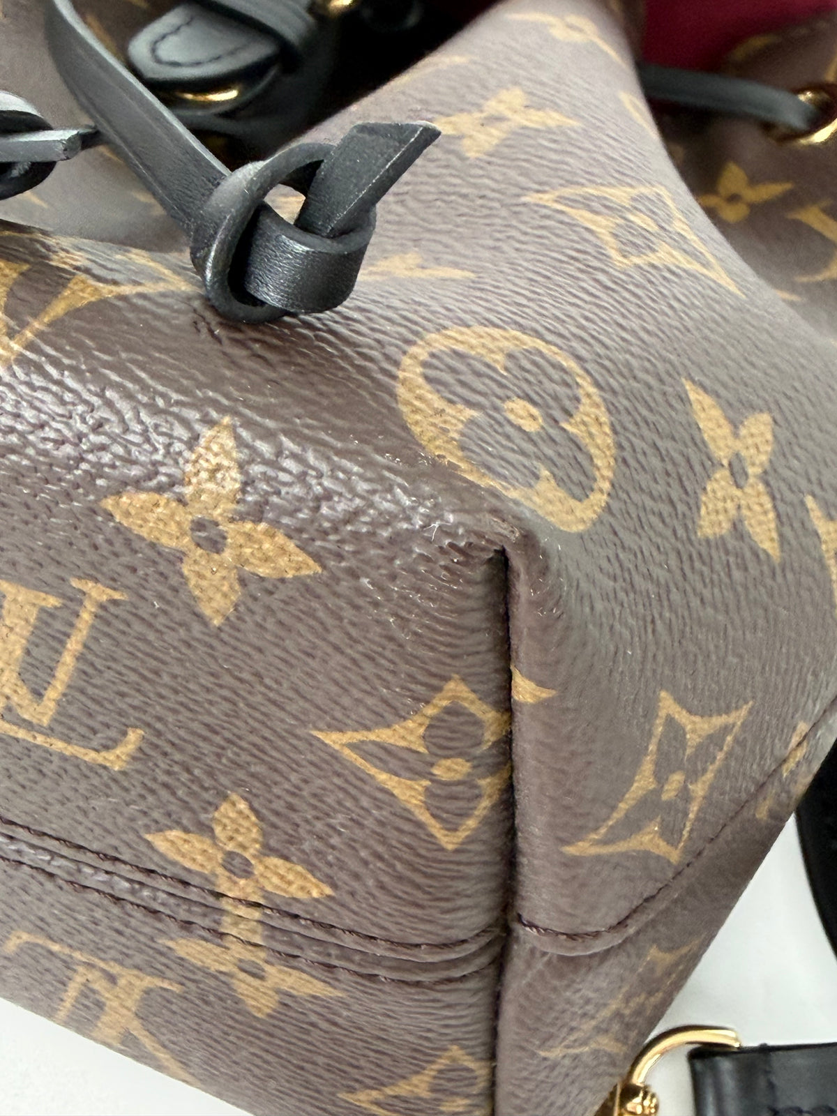 Louis Vuitton Montsouris BB Backpack in Brown LV Monogram Coated Canvas 2020 YS06