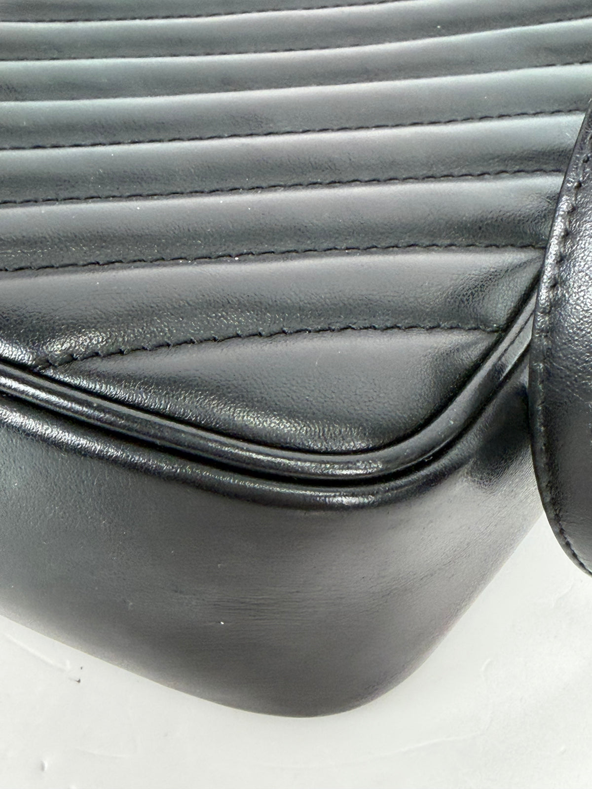 Saint Laurent Lou Camera Bag in Black Quilted Leather with Tassel YS22