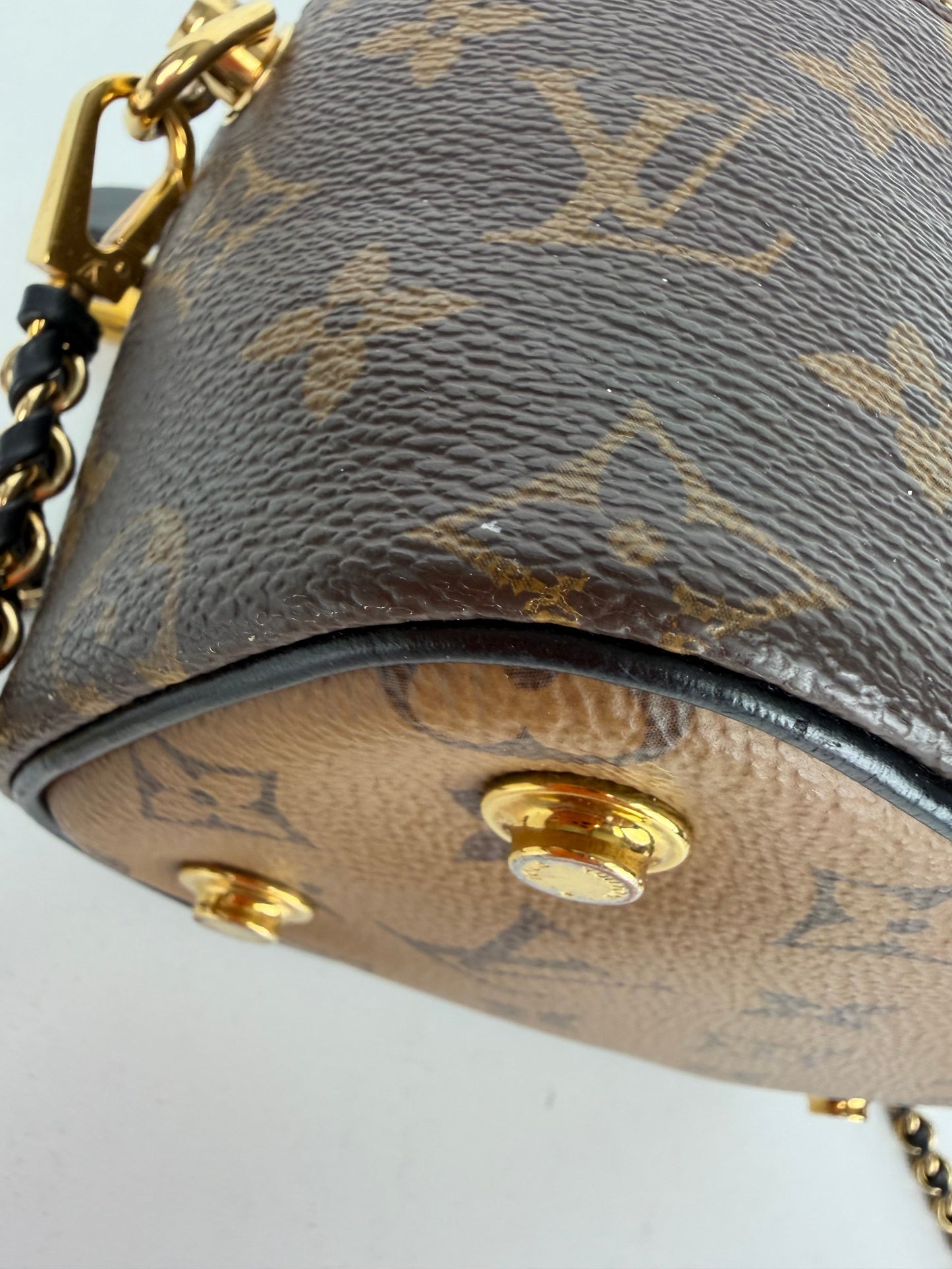 Louis Vuitton Vanity PM Bag in Brown LV Reverse Monogram Coated Canvas 2021 YC-5