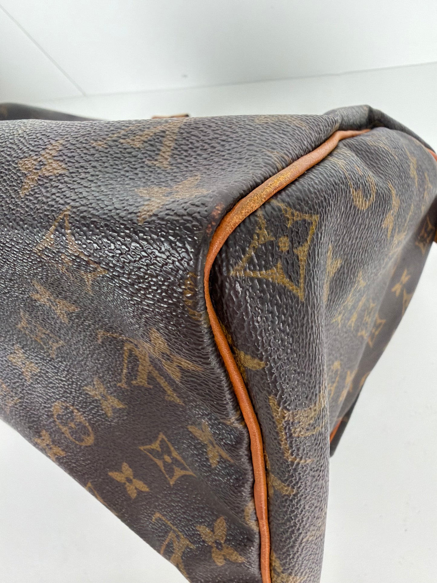 Louis Vuitton Speedy Bag 30 in Brown LV Monogram Coated Canvas 2007 YS