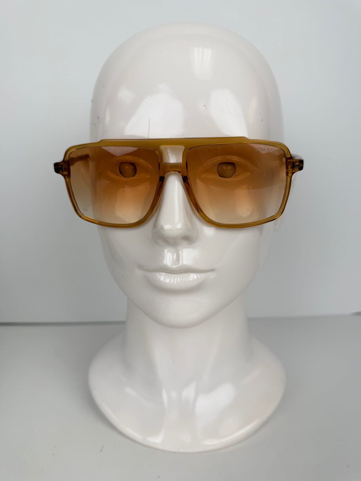 Tom Ford Kemp Navigator Sunglasses Shiny Yellow YK1