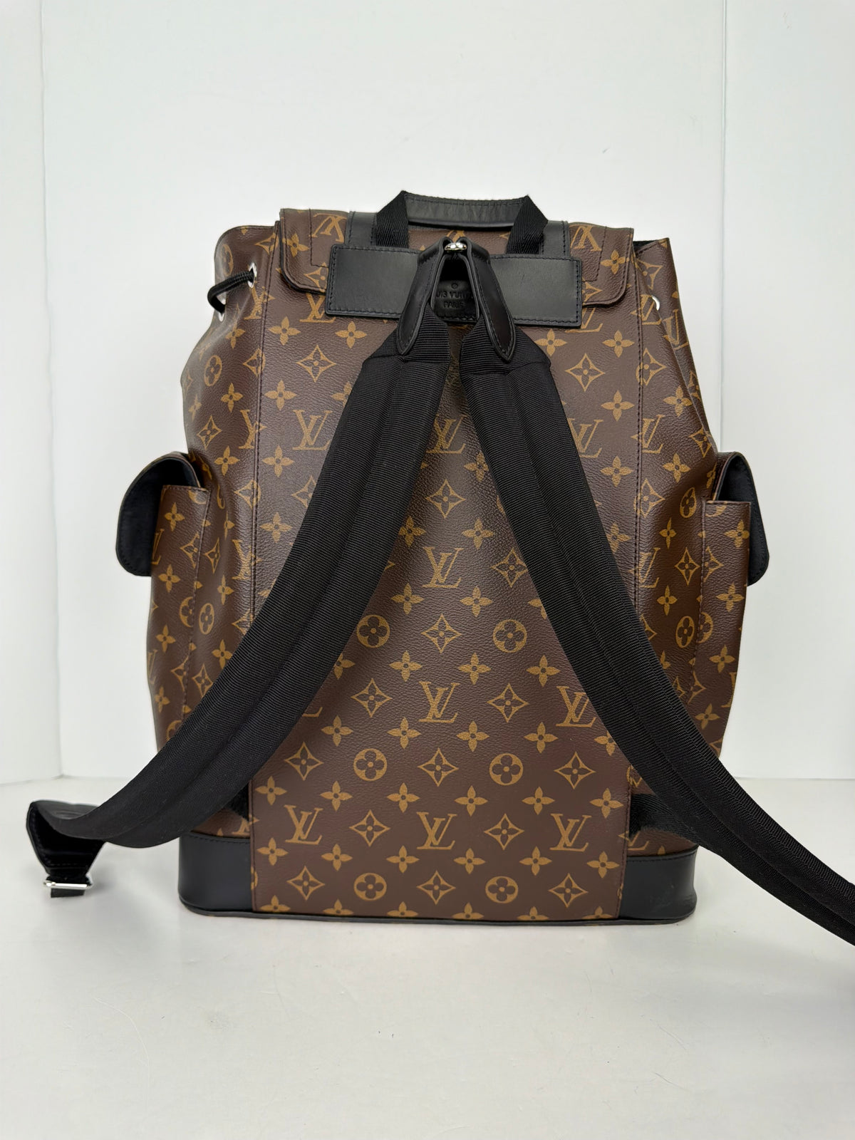 Louis Vuitton Christopher Backpack in Monogram Macassar Coated Canvas YC1