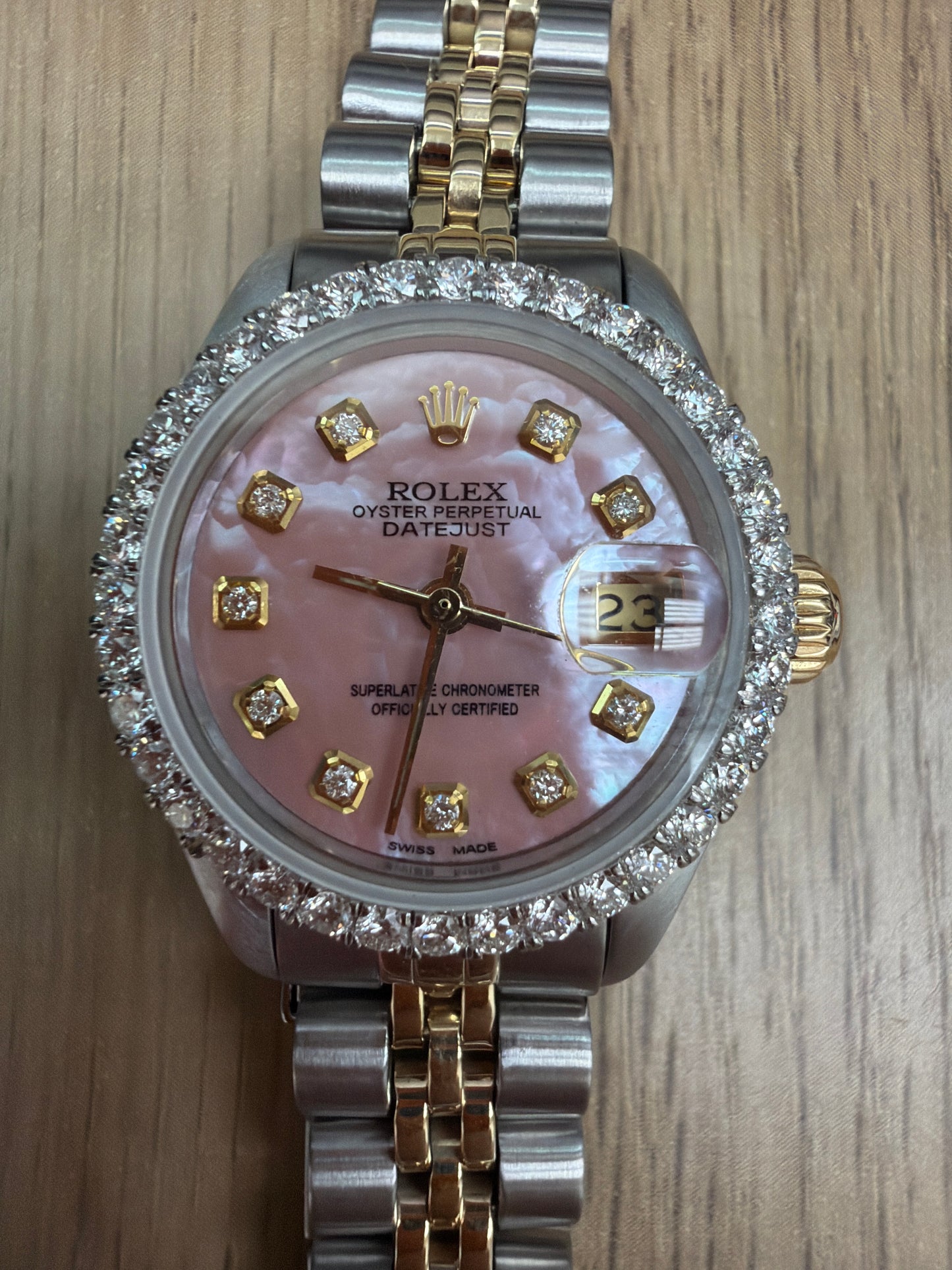 Rolex Datejust 26mm 6917 Two Tone 1979 Factory Dial & Diamonds
