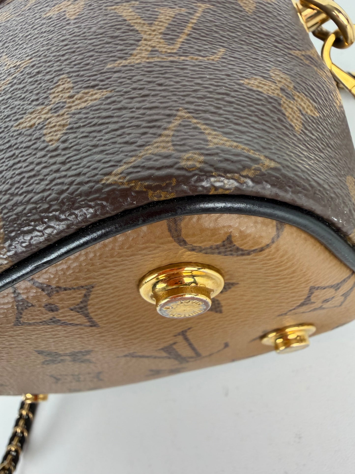 Louis Vuitton Vanity PM Bag in Brown LV Reverse Monogram Coated Canvas 2021 YC-5