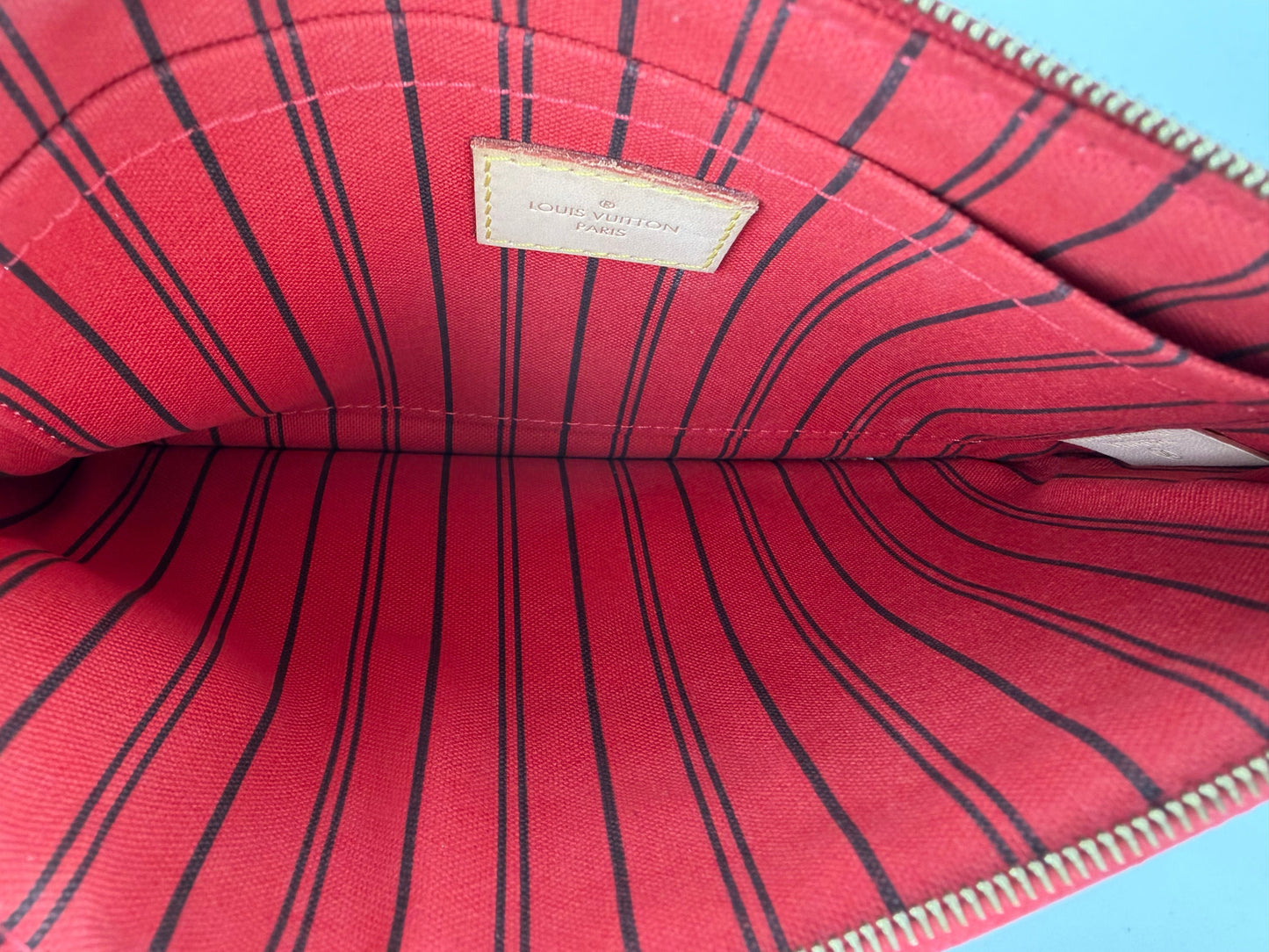 Louis Vuitton Neverfull Pochette MM in LV Monogram Coated Canvas 2014 S-19