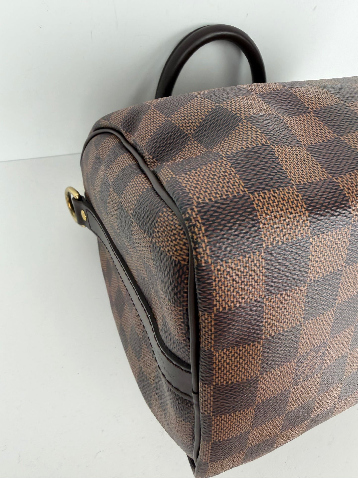 Louis Vuitton Speedy Bandouliere 25 Bag in Damier Ebene Coated Canvas NFC YD-5