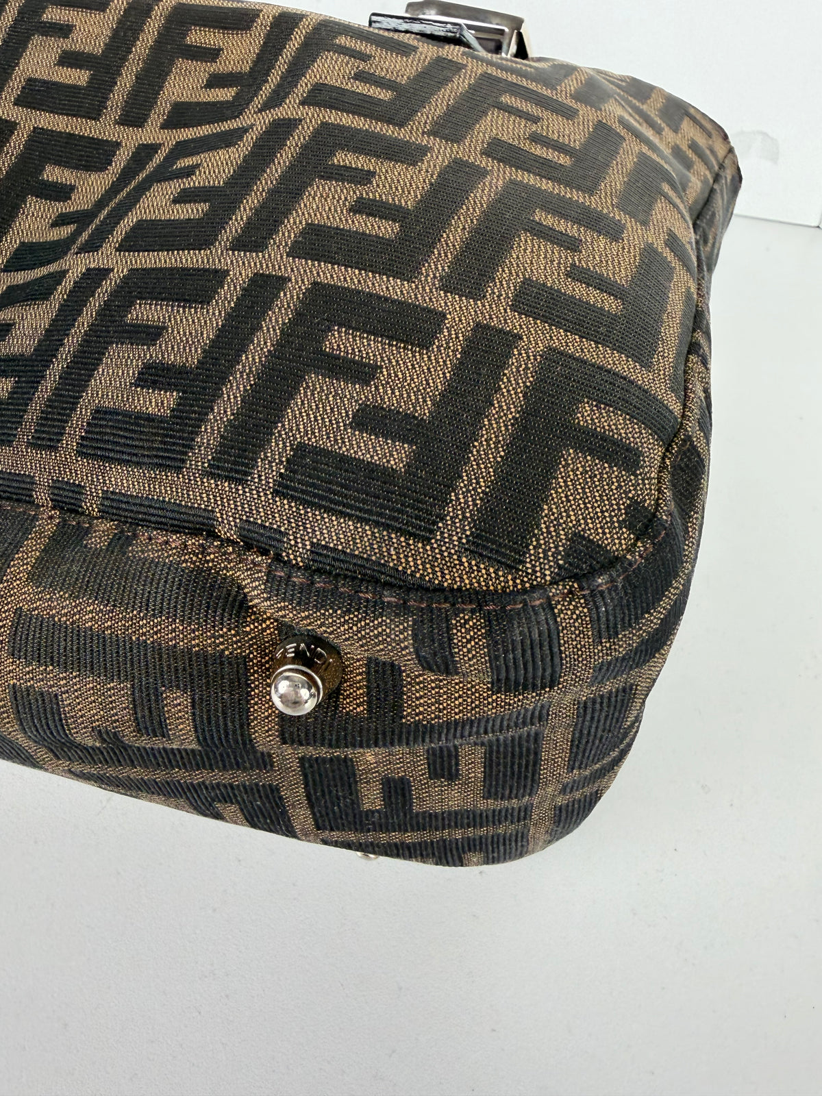Fendi Zucca Monogram Tote Bag in FF Monogram Canvas Vintage