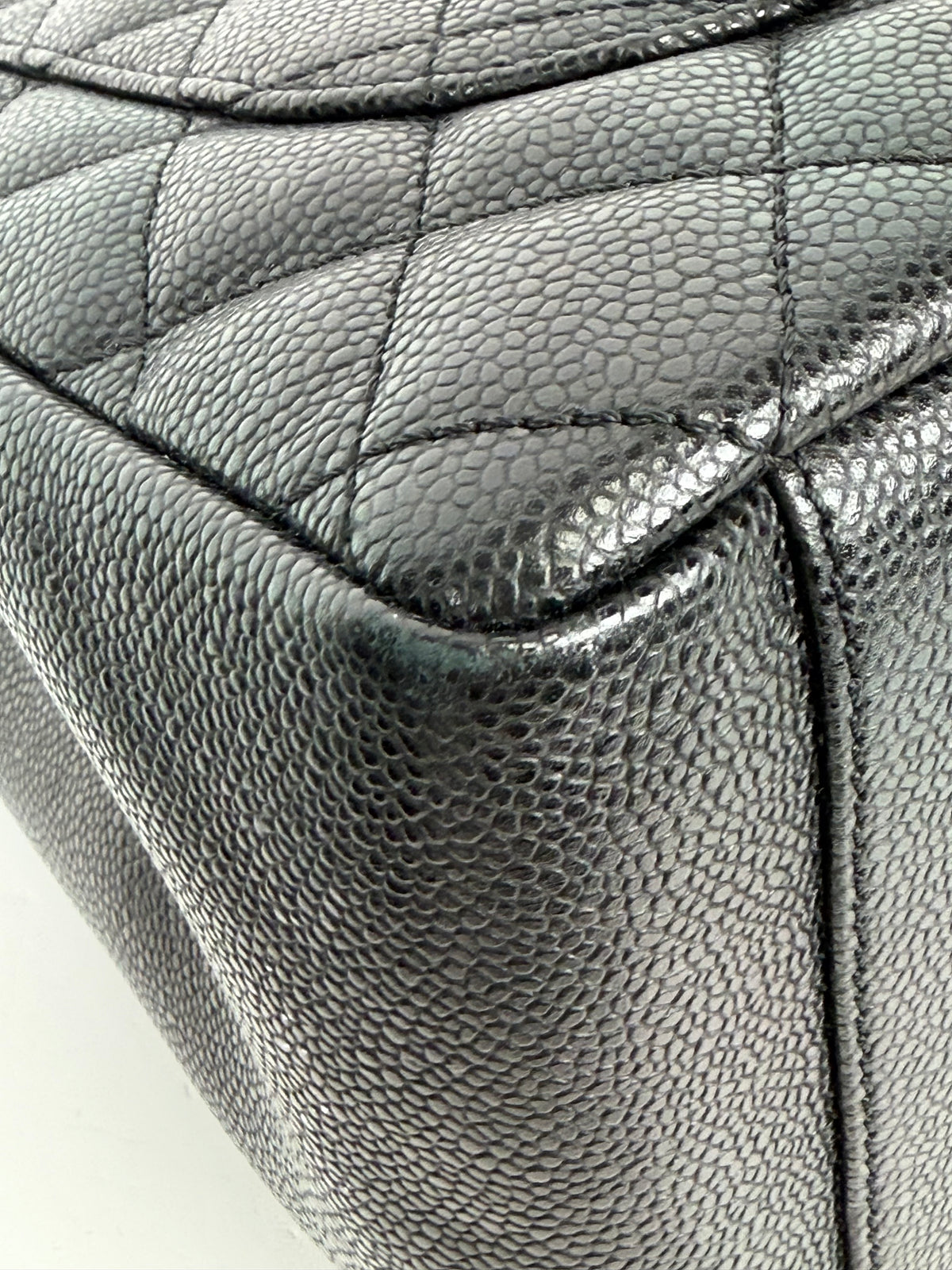 Chanel Grand Shopping Tote Bag in Black Caviar Leather 2010-2011 YF5
