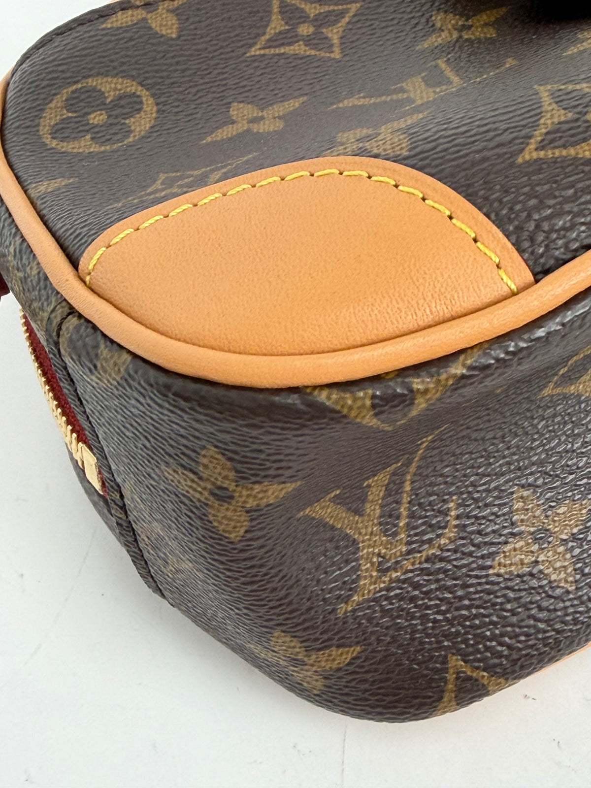 Louis Vuitton Deauville Mini Crossbody Bag in Brown LV Monogram Canvas NFC YC3