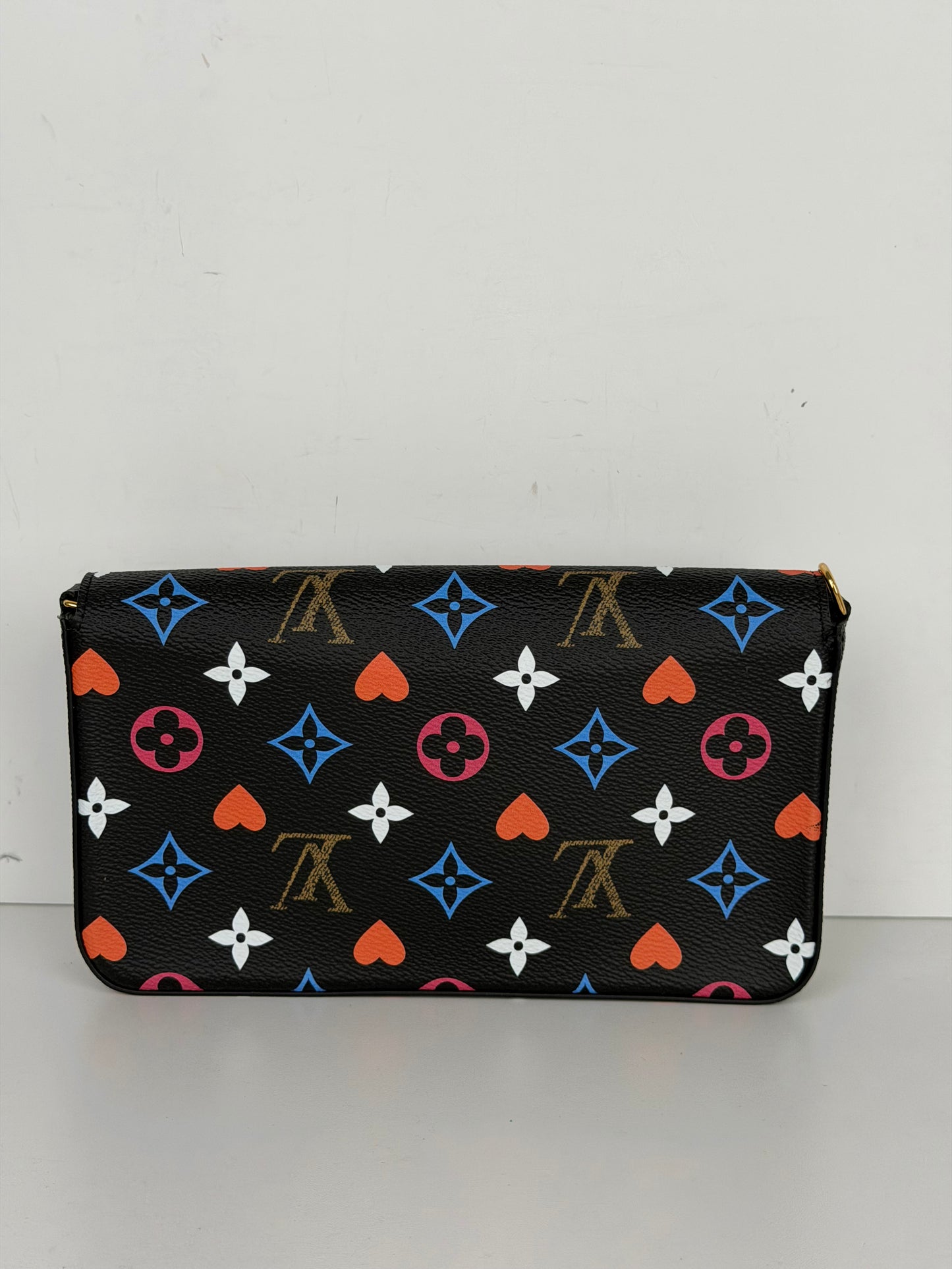 Louis Vuitton Game On Pochette Felicie Crossbody Bag in Black Multicolor Monogram Canvas 2020 YC-5
