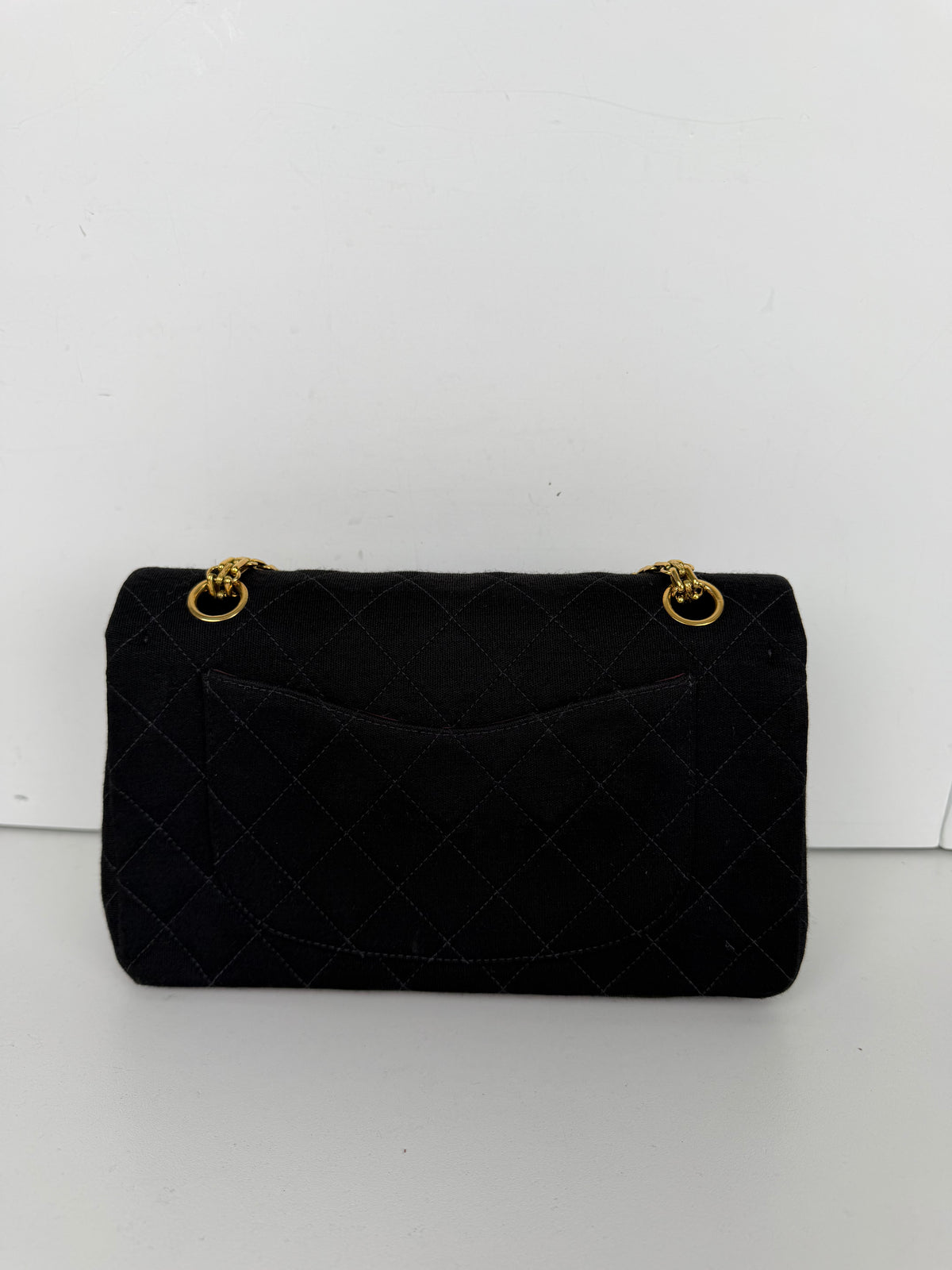 Chanel Small Classic Jersey Double Flap Bag 1996-1997