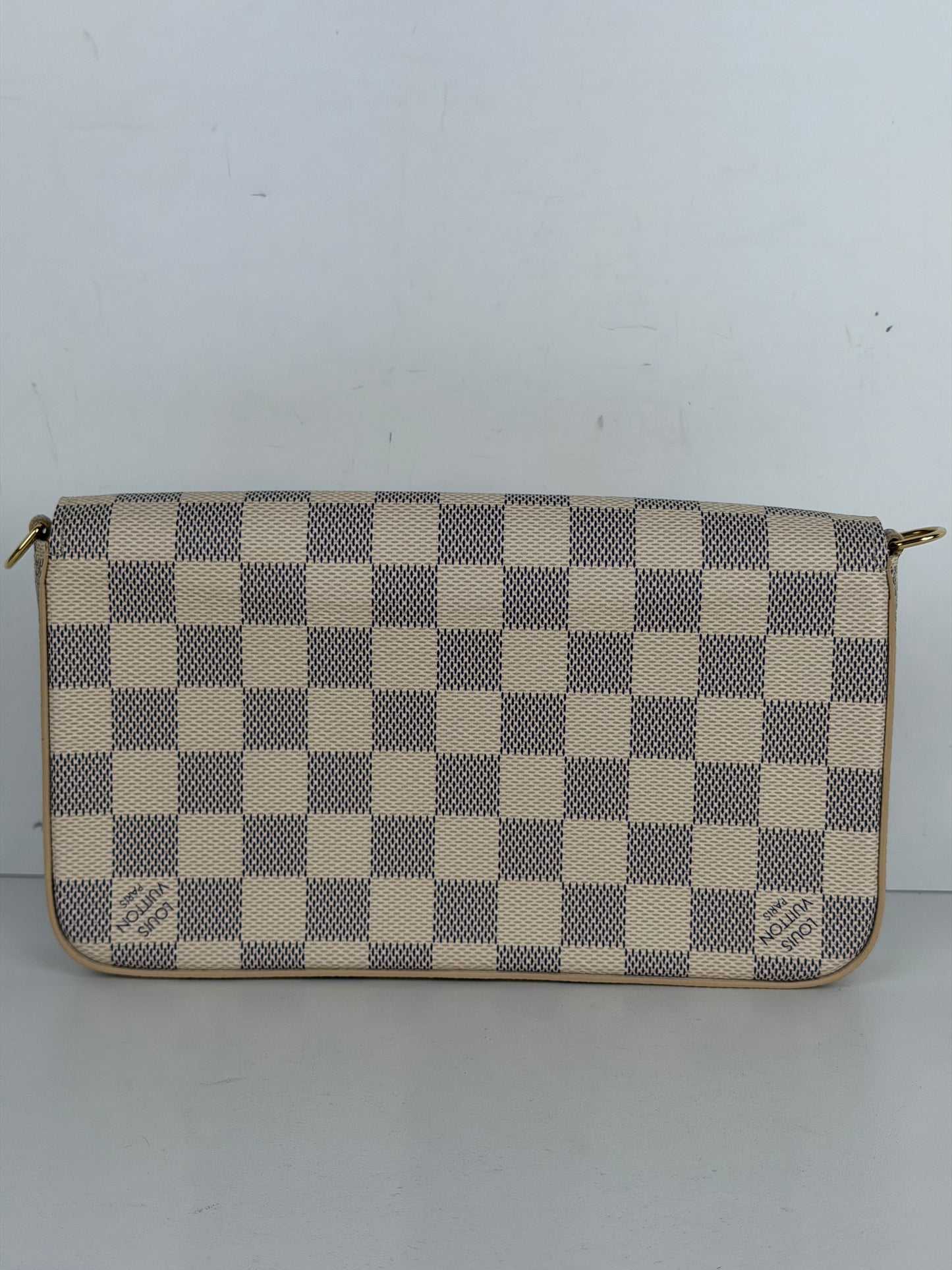 Louis Vuitton Felicie Pochette Bag in Damier Azur Coated Canvas 2019 S-06